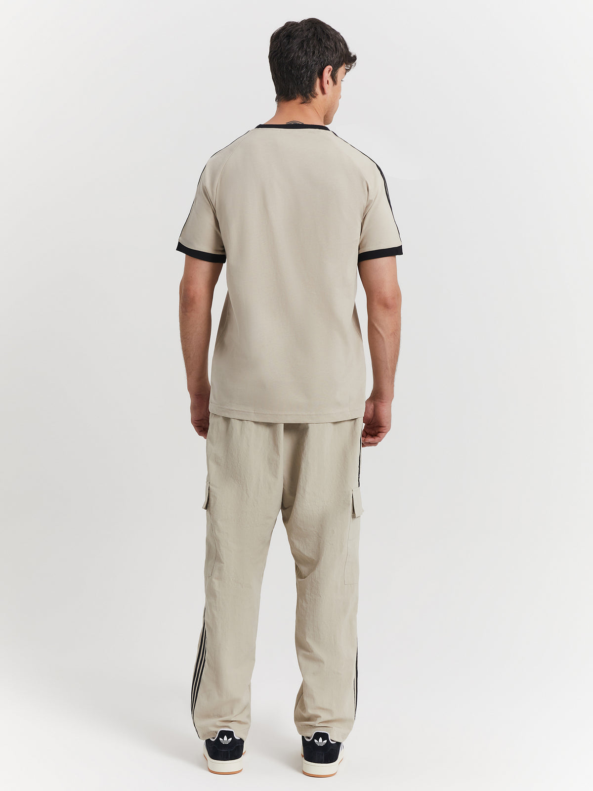 Adidas Adicolor Classics Three Stripes Cargo Pants in Wonder Beige | Beige