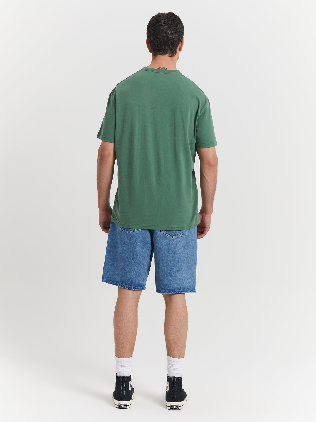 Stussy Cube Short Sleeve T-Shirt in Green | Green