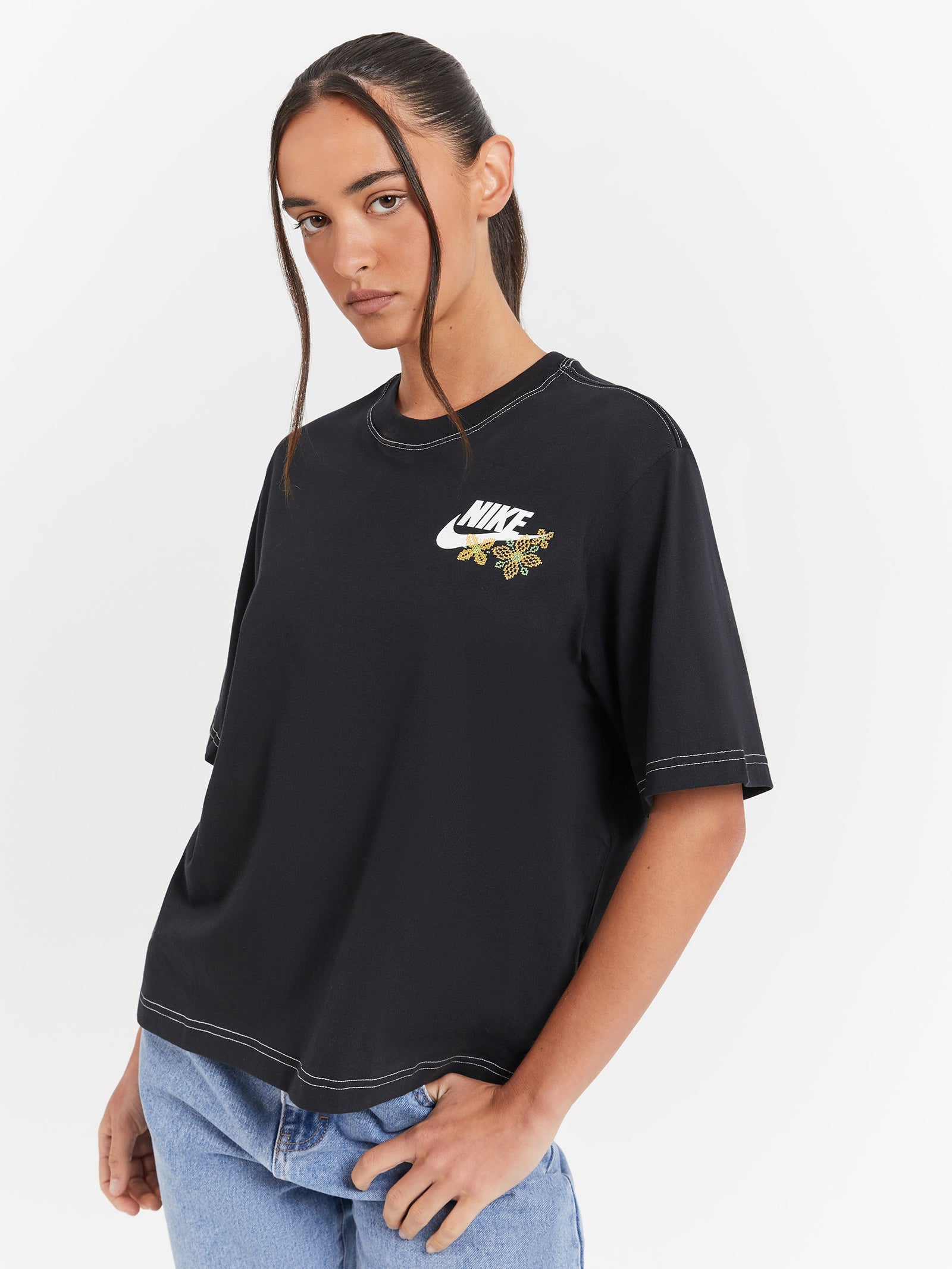 Sportswear OC1 Short Sleeve - in Store T-Shirt Black Boxy Glue