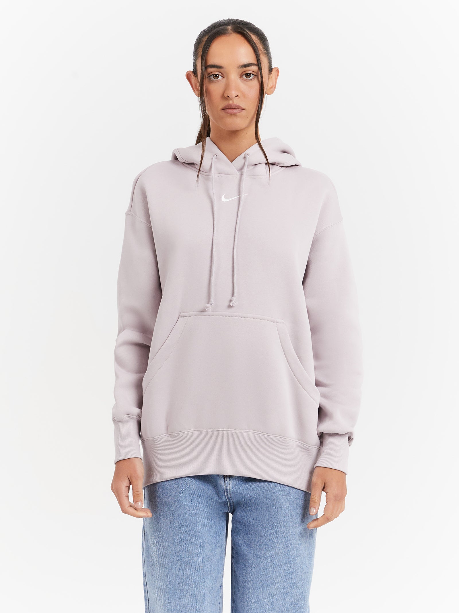 Buy Nike Women's Sportswear Phoenix Fleece Over-Oversized Pullover Hoodie  in Platinum Violet/Sail 2024 Online