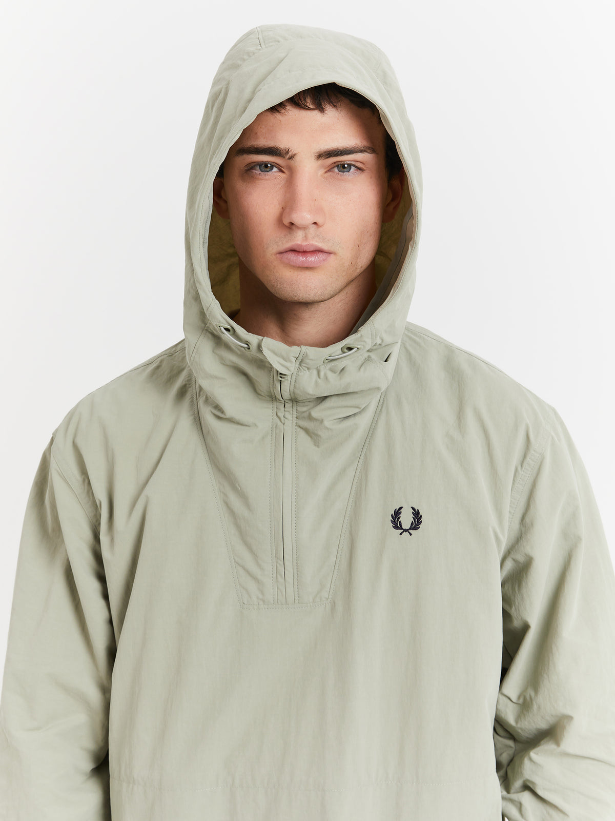 Fred Perry Overhead Shell Jacket in Seagrass | Seagrass