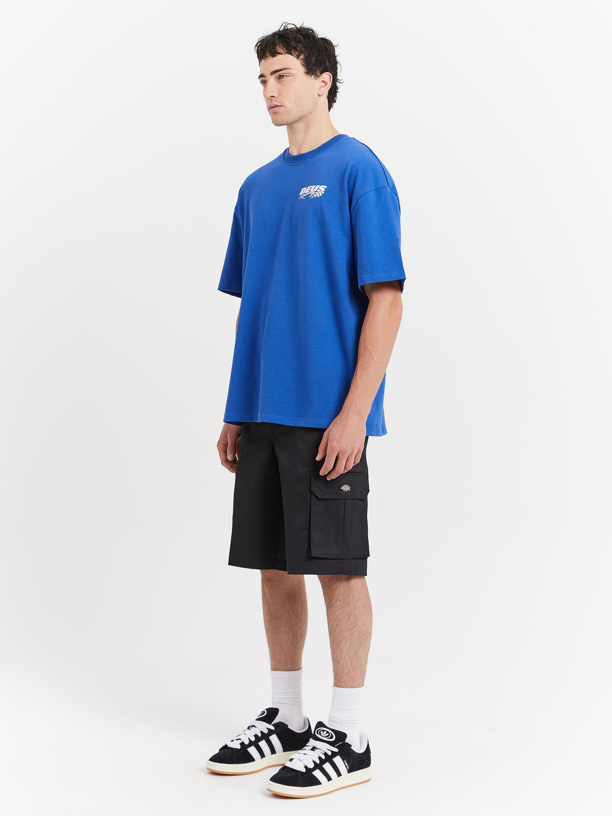 Deus Pro T-Shirt in Classic Blue | Classic Blue