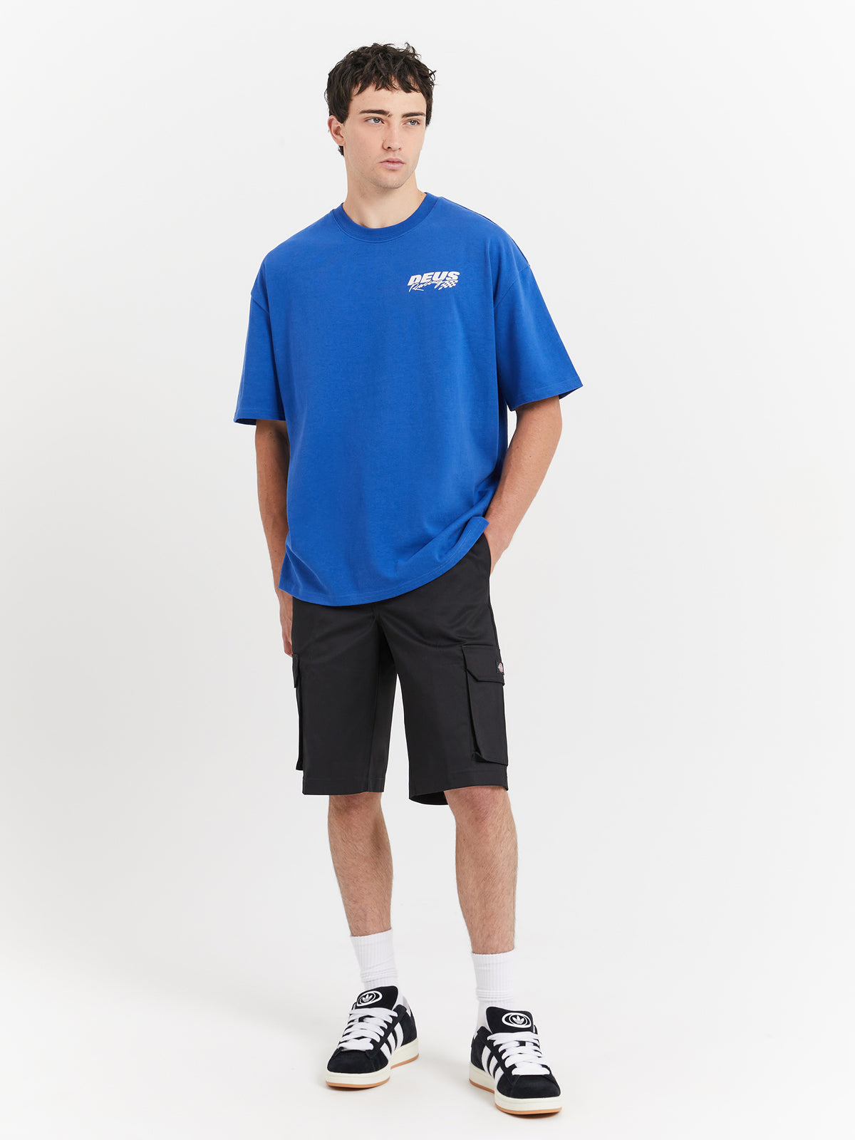 Deus Pro T-Shirt in Classic Blue | Classic Blue