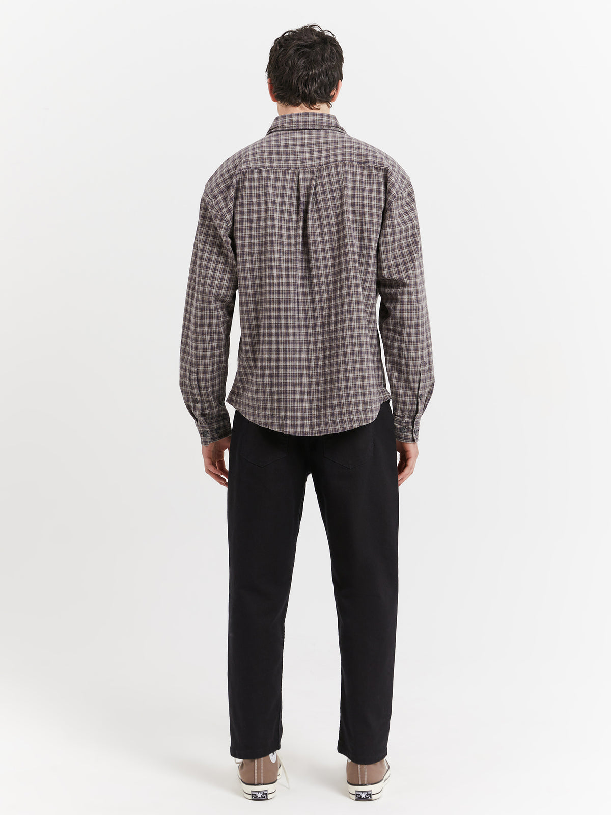 Article One Drew Long Sleeve Shirt in Storm | Storm