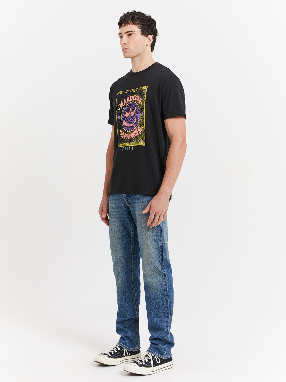 Ksubi Hardcore Kash T-Shirt in Jet Black | Jet Black