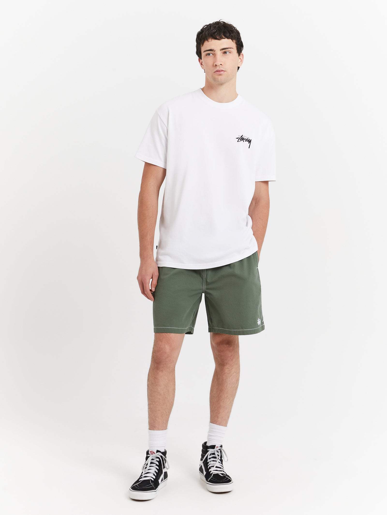 Stussy Ripstop Mountain Shorts in Green Green | Glue Store