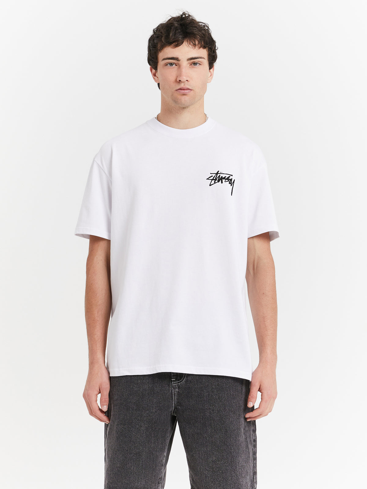 Stussy Read Em n Weep Heavyweight T-Shirt in White | White