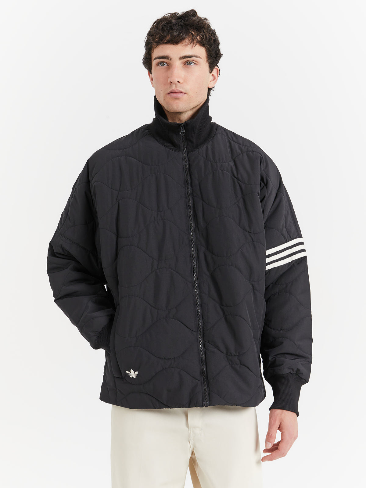 Adidas Neuclassics Jacket in Black & White | Black/White