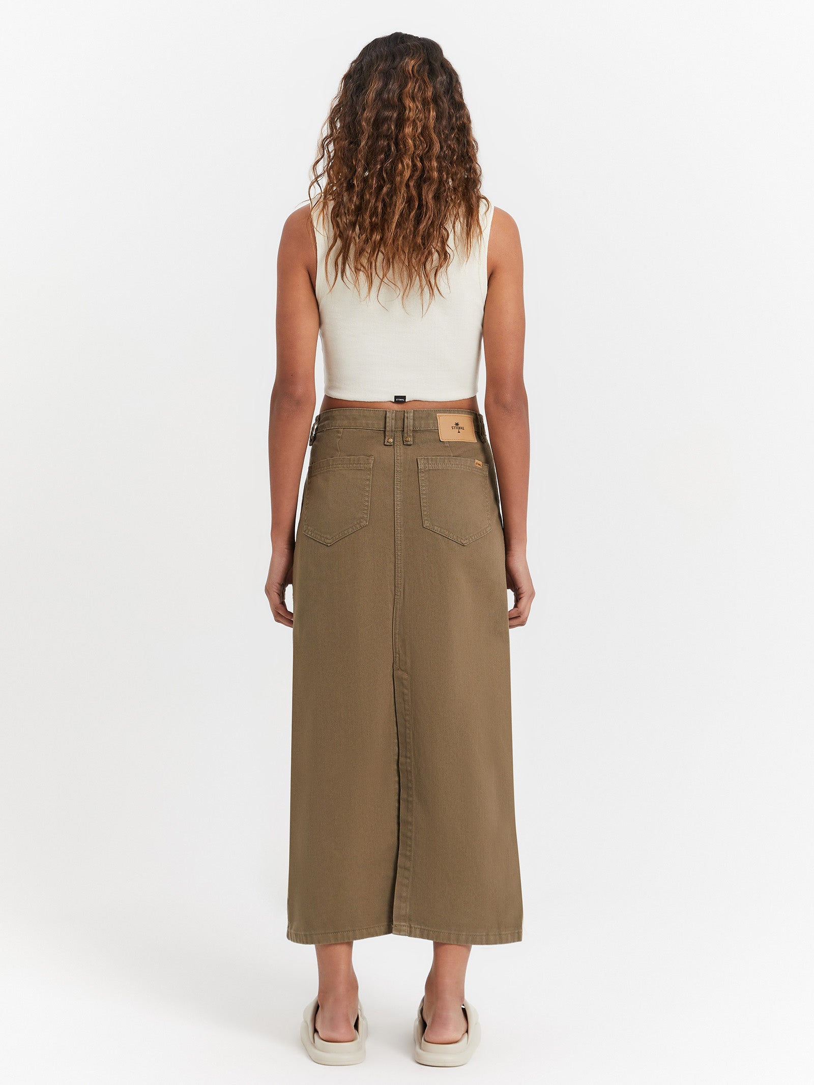 Thrills Frankie Skirt in Aloe Aloe | Glue Store