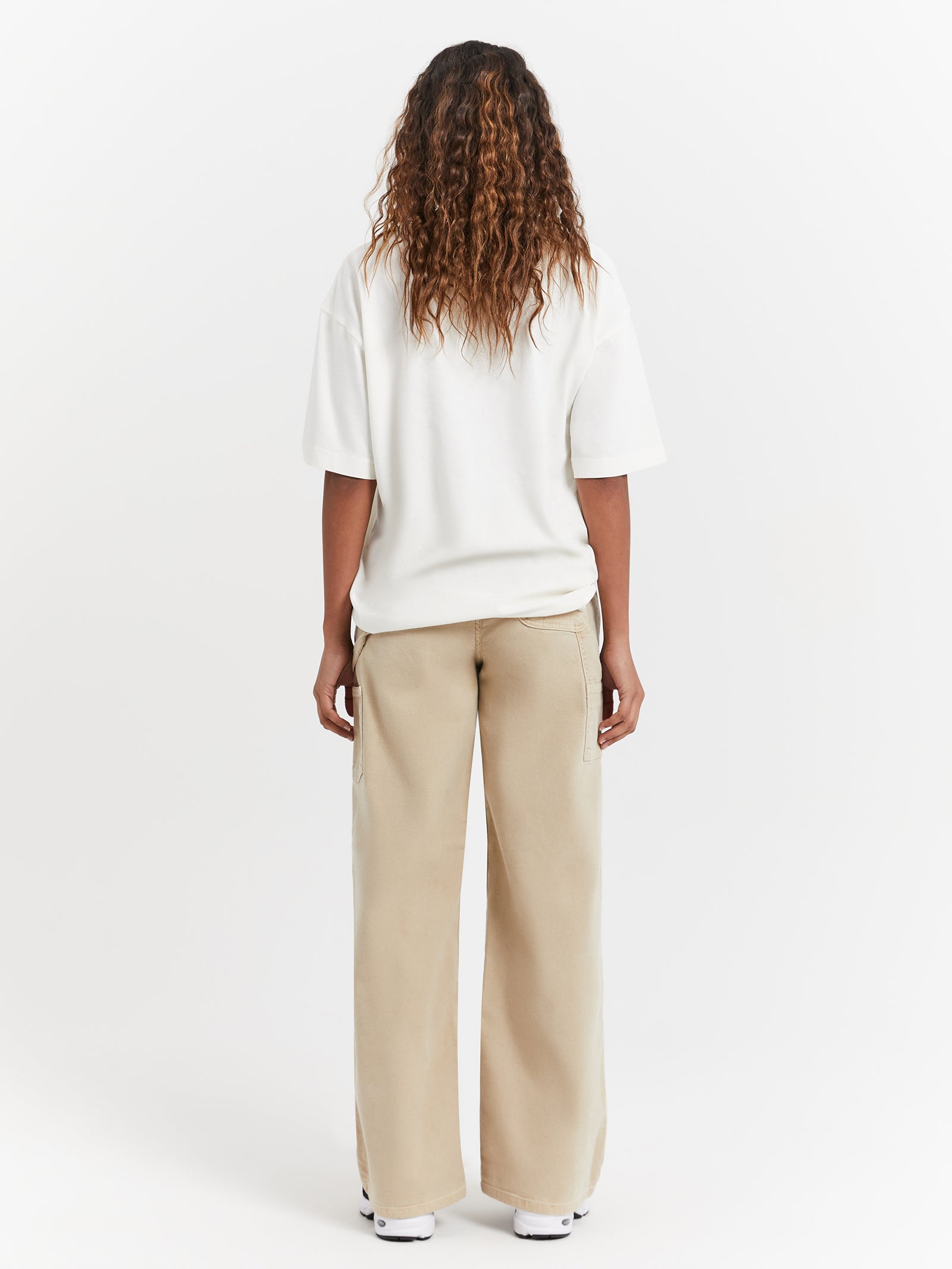 Kaylee Cream Stretch Knit Pant | Peace of Cloth
