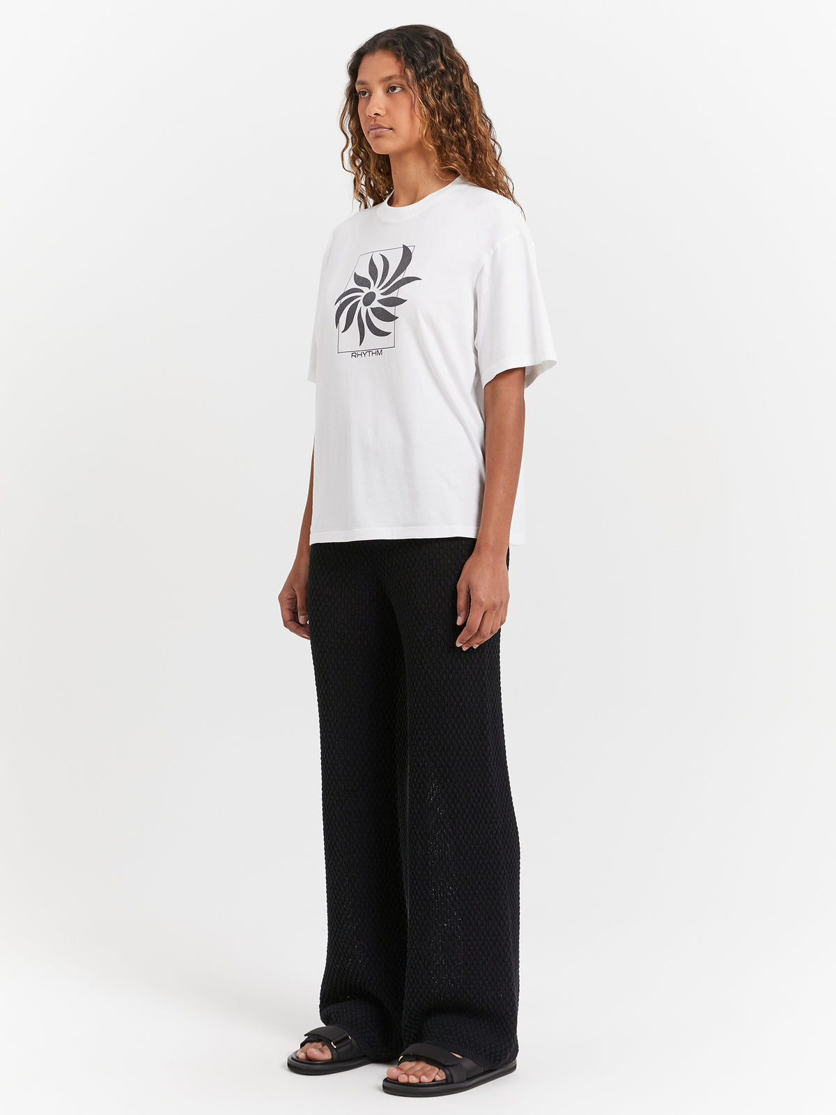 Rhythm Joni Knit Pants in Black | Black