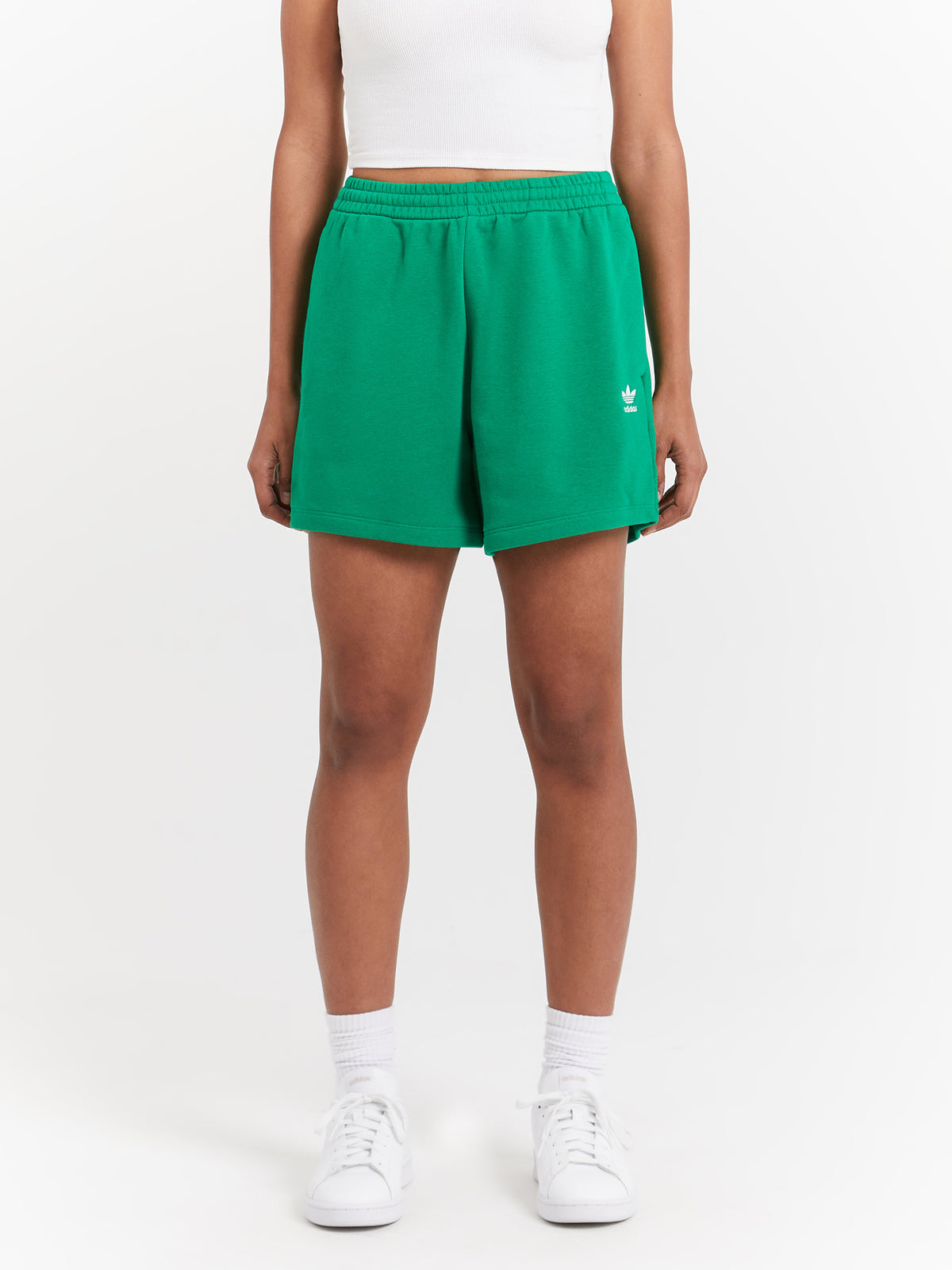 Adidas Adicolor Essentials French Terry Shorts in Green | Green