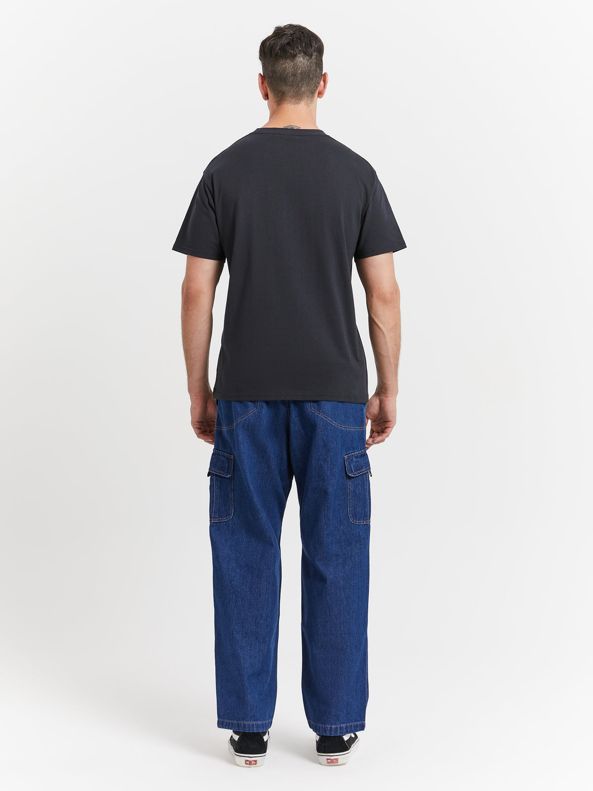 Gramicci Denim Loose Cargo Pants in Mid Indigo | Mid Indigo