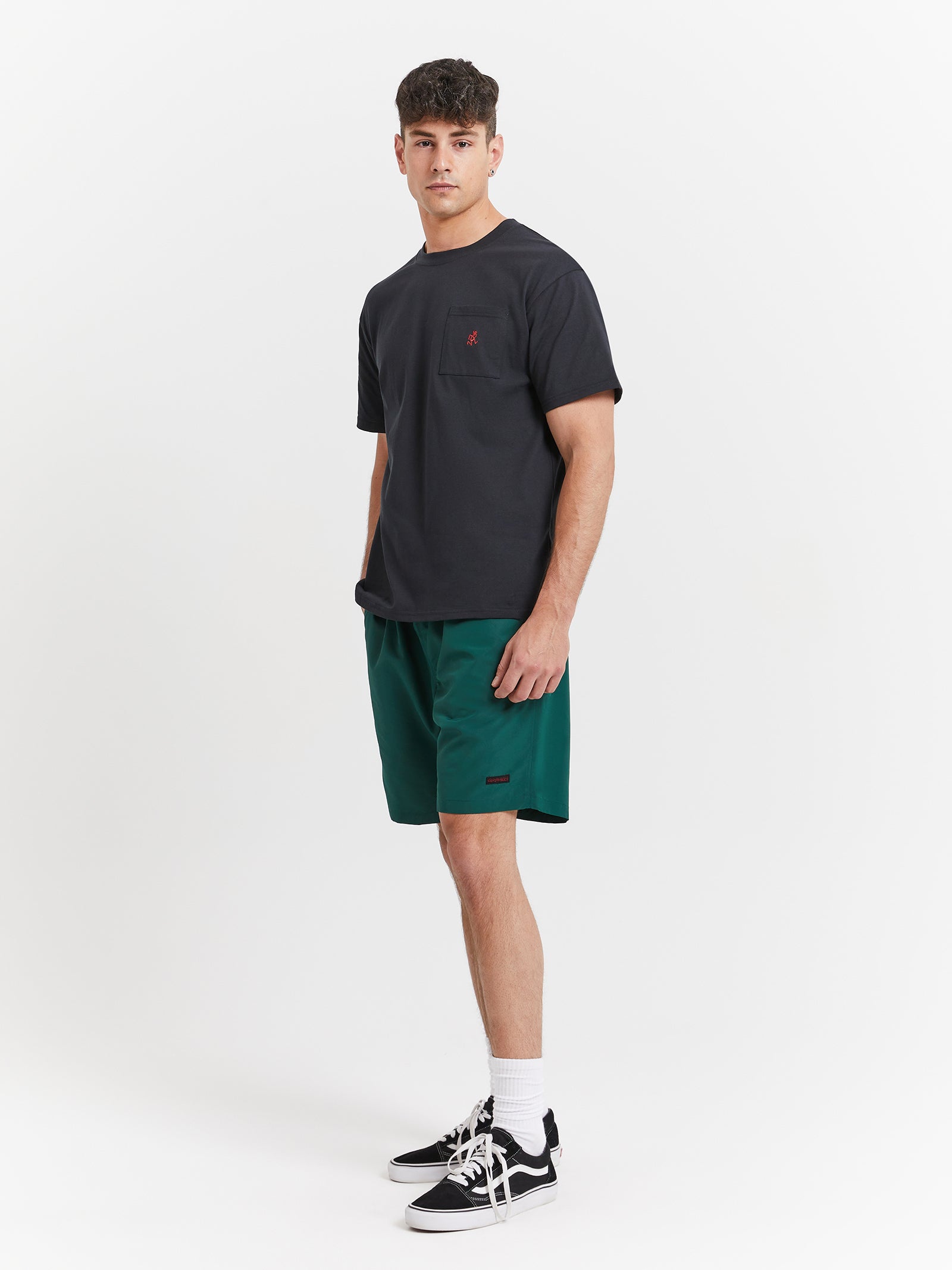 Shell Packable Shorts in Eden Green - Glue Store