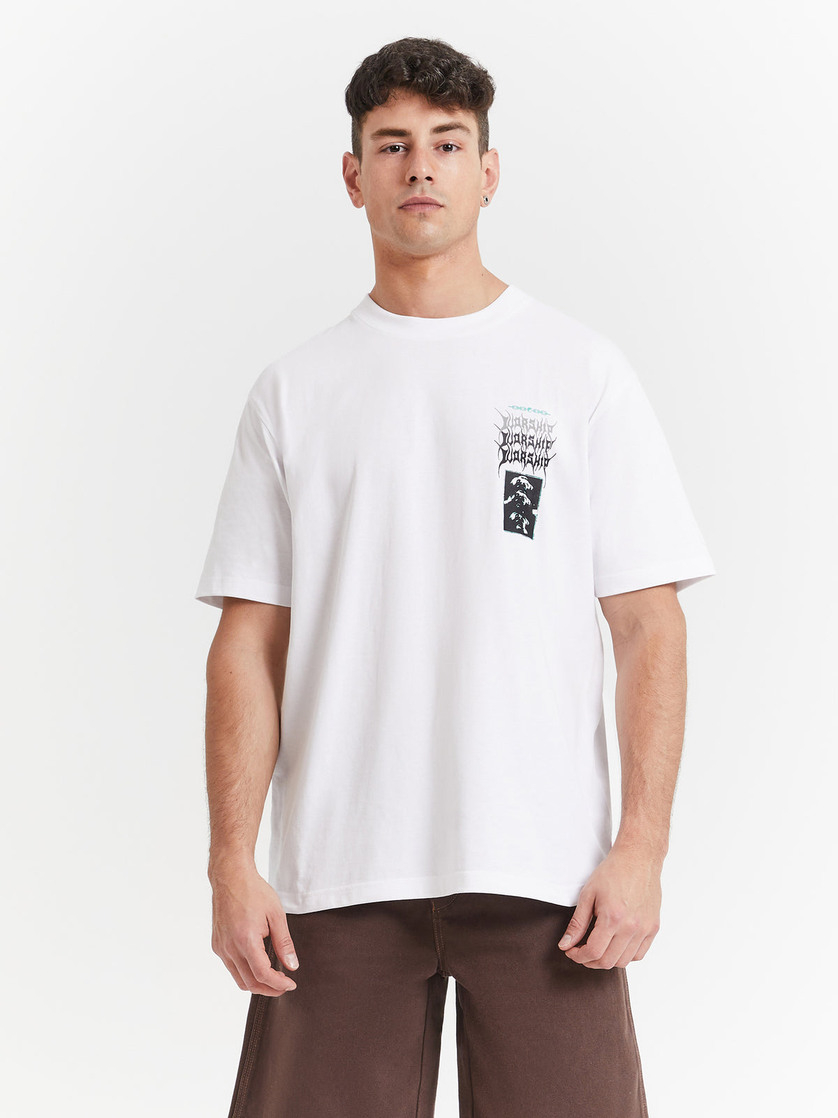 Worship Abyss T-Shirt in White | White