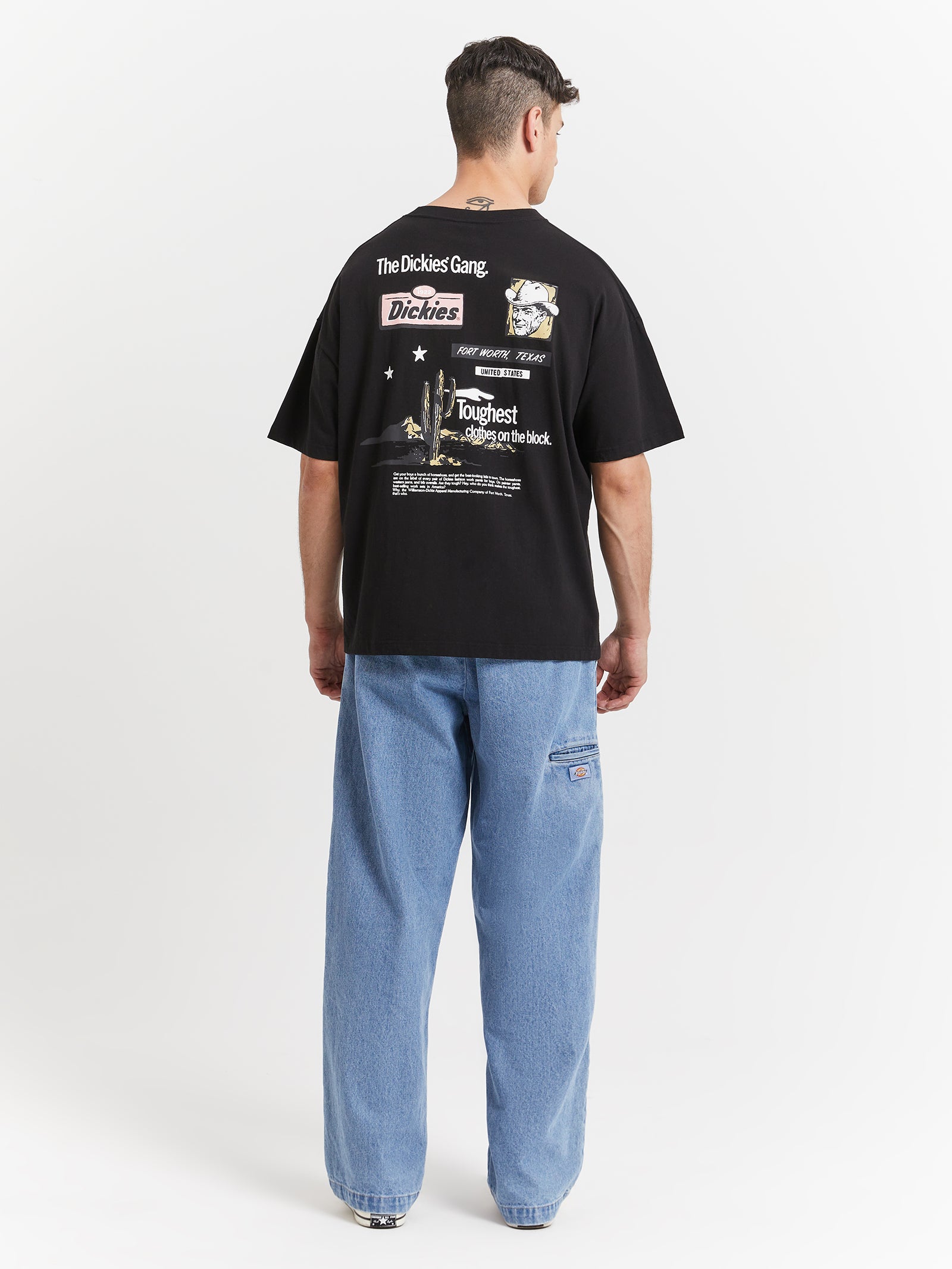 Dickies Oversized Box Fit T-Shirt in Black Black | Glue Store