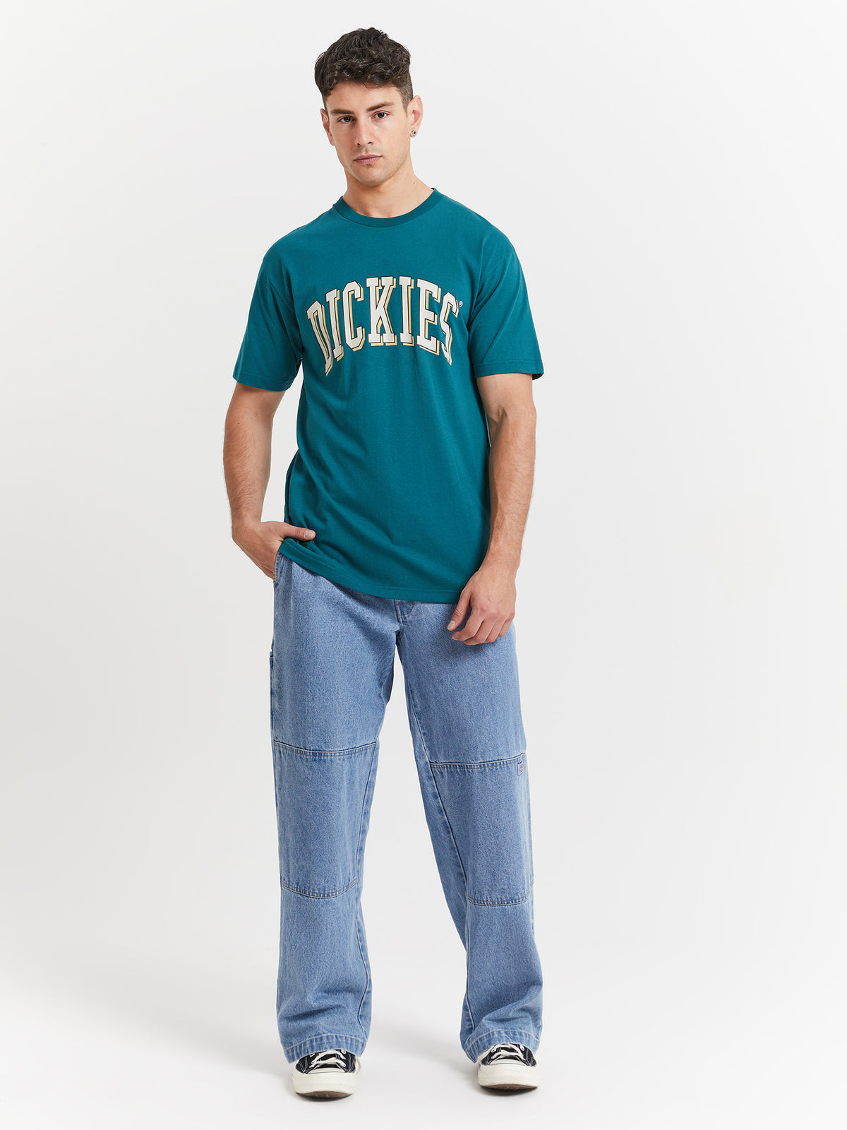 Dickies Longview T-Shirt in Dark Lincoln Green | Dark Lincoln Green