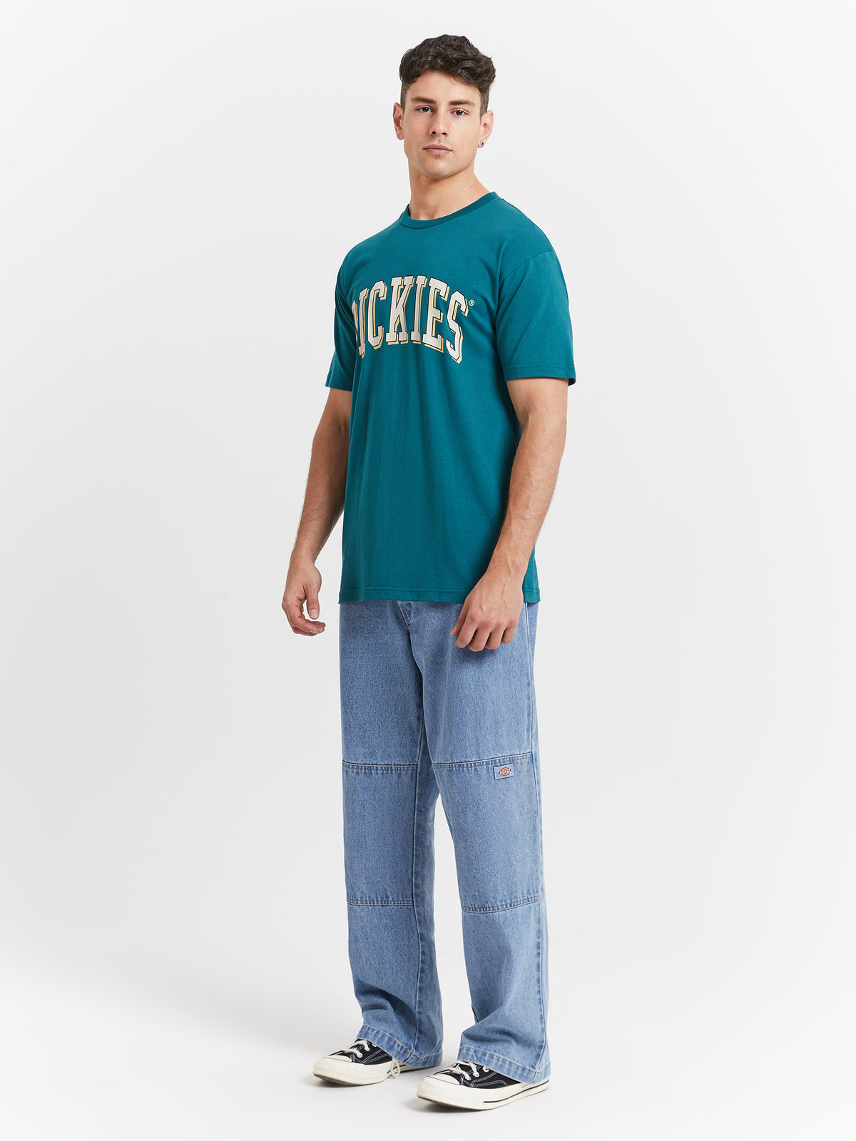 Dickies Longview T-Shirt in Dark Lincoln Green | Dark Lincoln Green