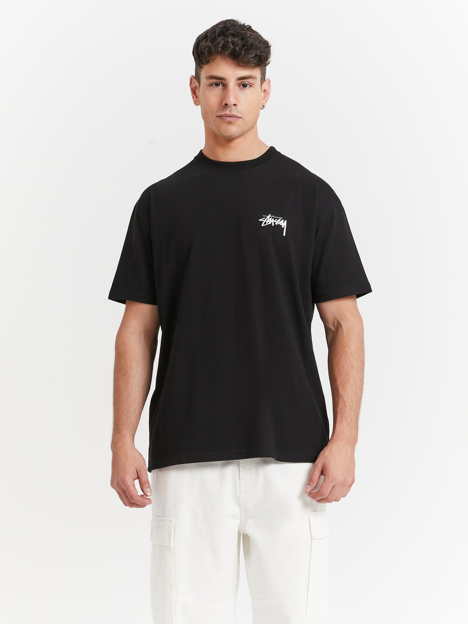 Stussy Low Tide T-Shirt in Black Black | Glue Store