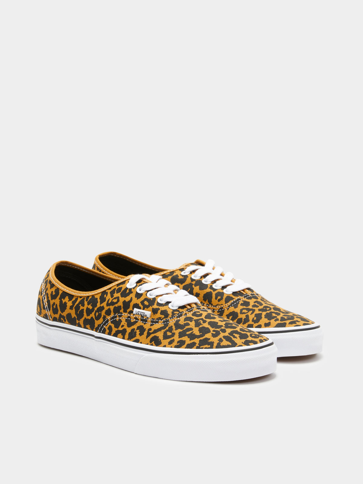 Vans Unisex Authentic Leopard Sneakers in Leopard Black & White | Leopard Black/White