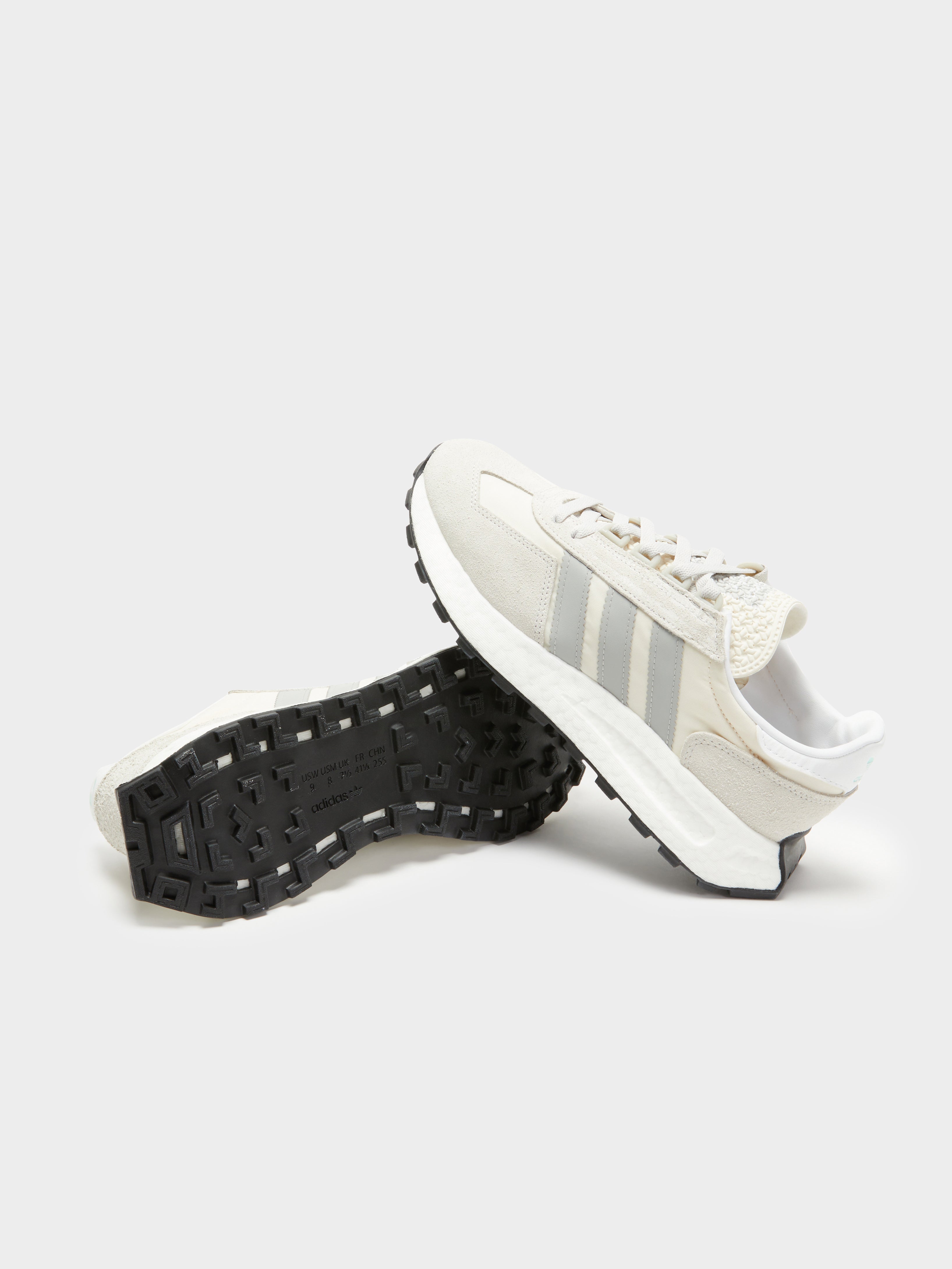 Womens Retropy E5 Sneakers in Chalk White & Grey