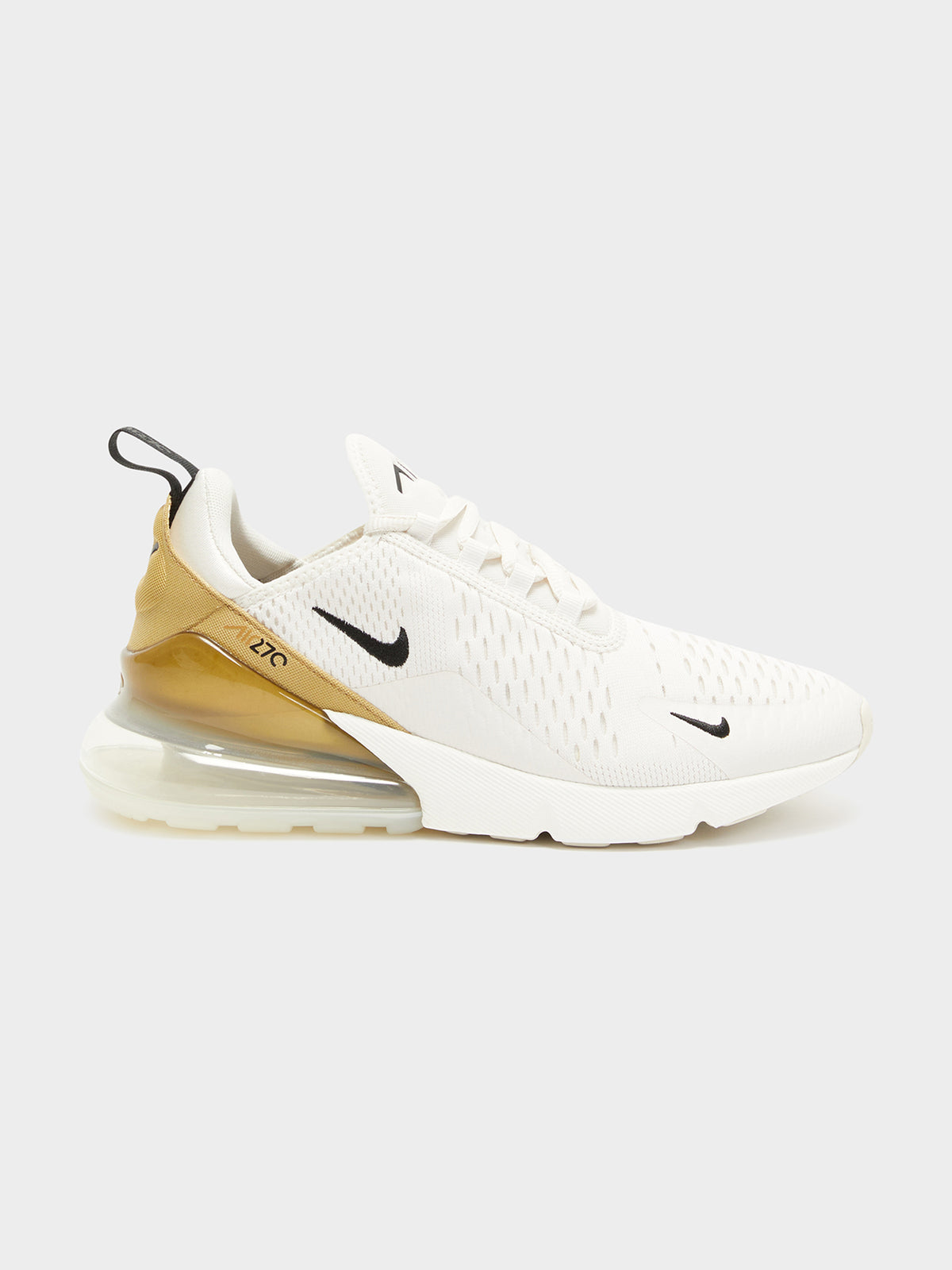 Nike Womens Nike Air Max 270 in White & Yellow | WHITE//YELLOW