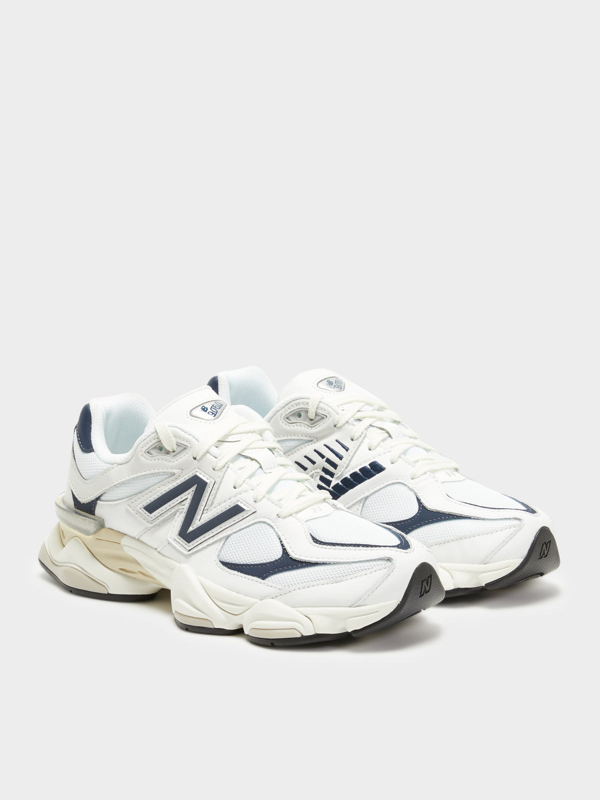 New Balance Unisex 9060 Sneakers in White Navy | White Navy