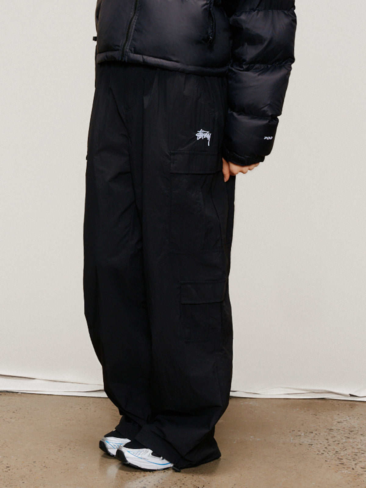 Stussy Stock Nylon Cargo Pants | Black