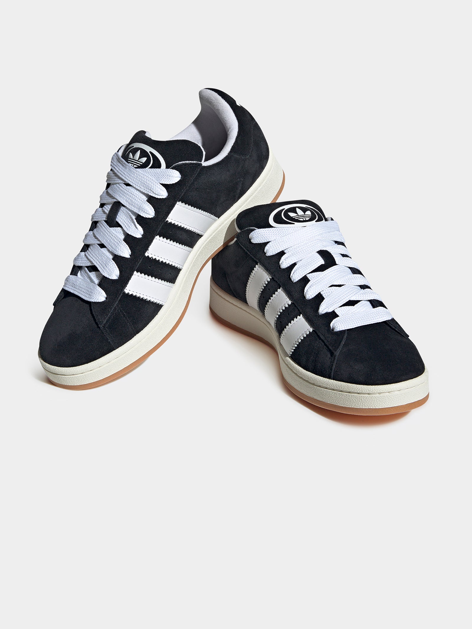 Mens Campus 00s Shoes in Core Black, Cloud White & Off White