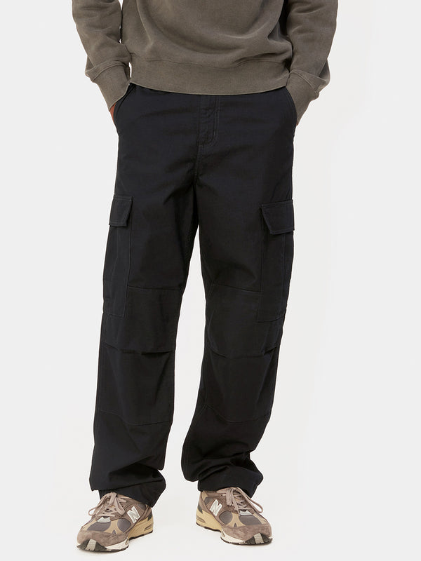 Carhartt wip Regular Cargo Pants Black | Glue Store