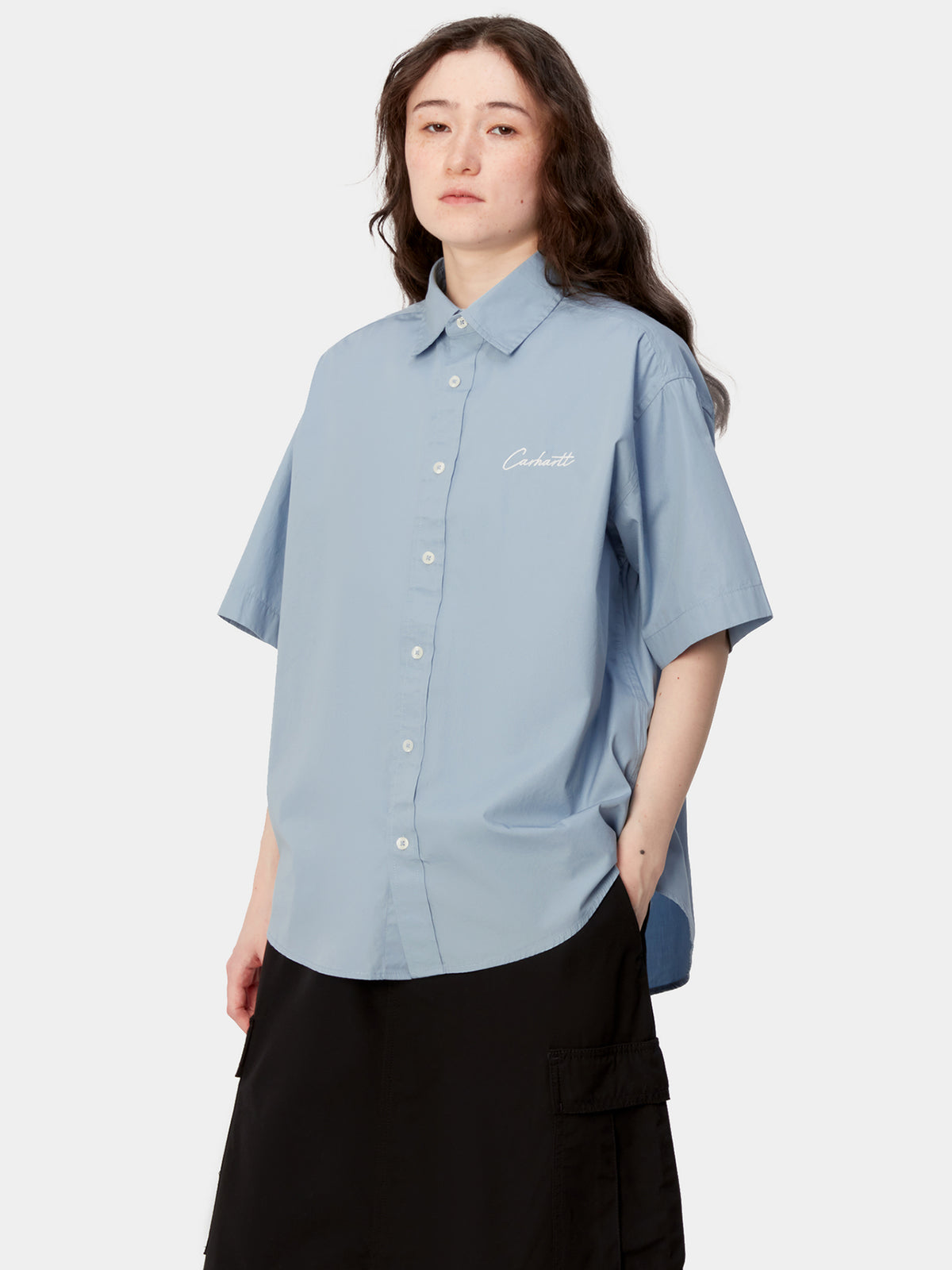 Carhartt Wip Jaxon Shirt | Frosted Blue/Wax