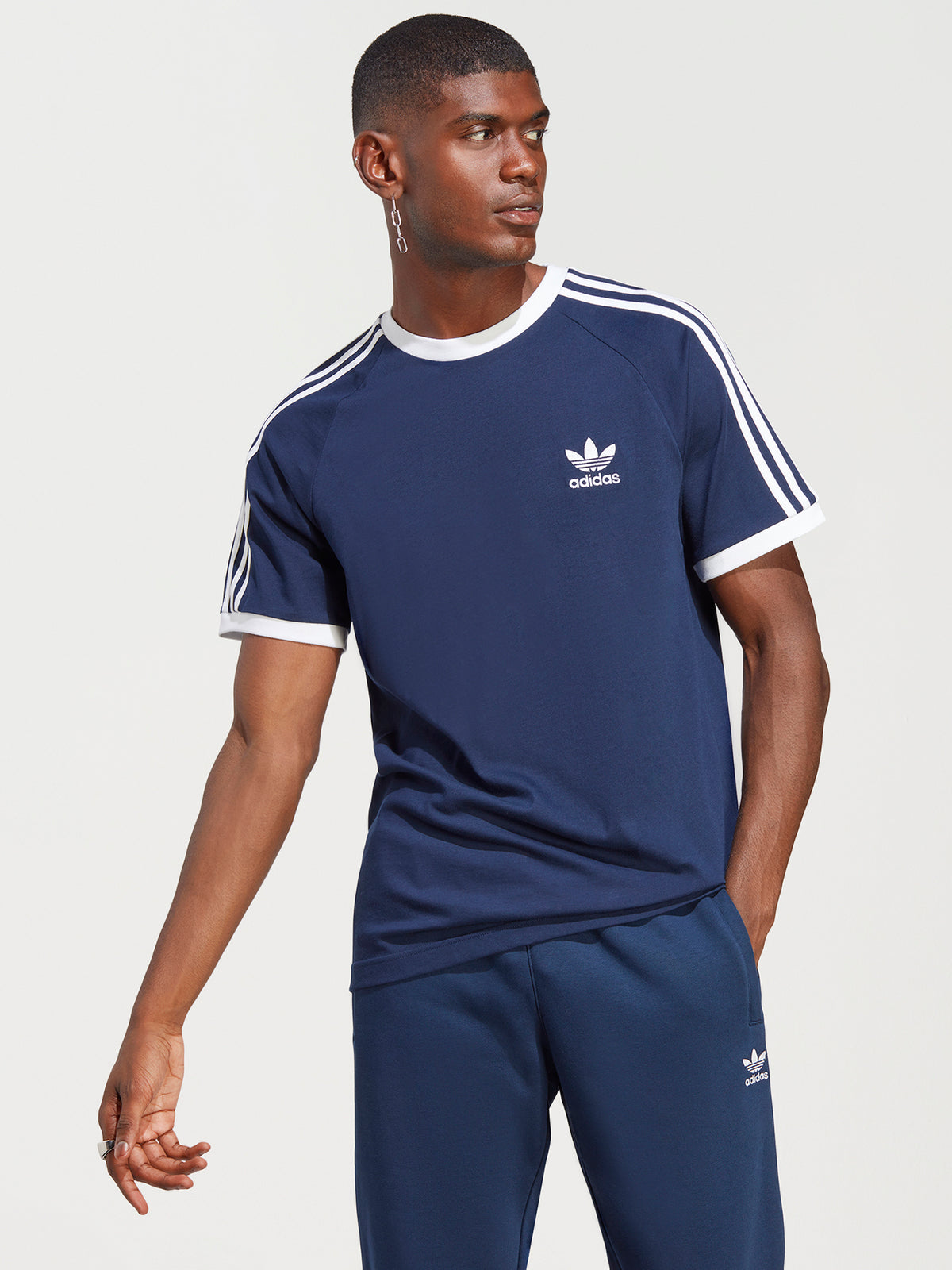 Adidas Adicolor Classics 3-Stripes T-Shirt | Night Indigo