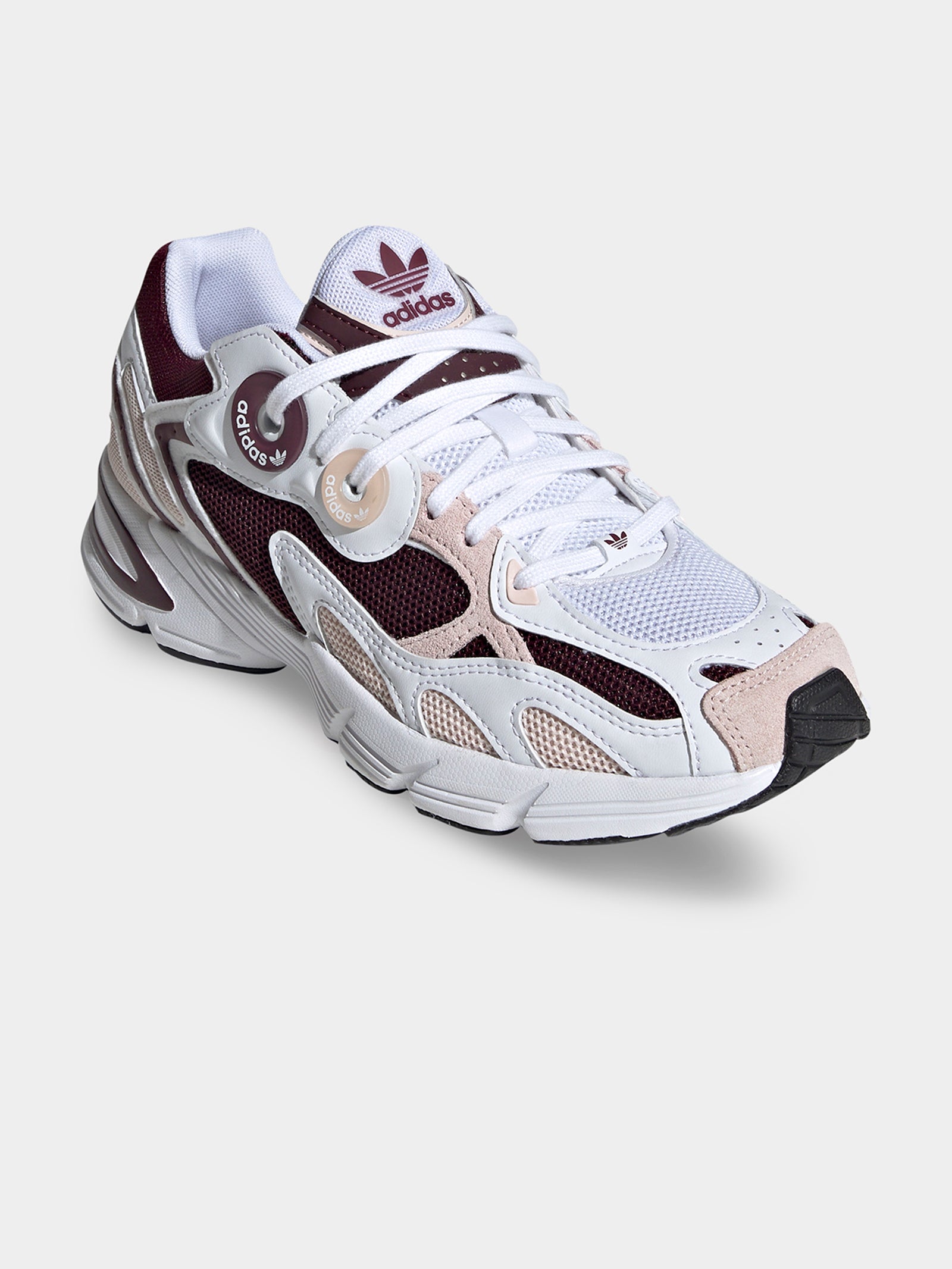 Maroon and 2024 white adidas shoes