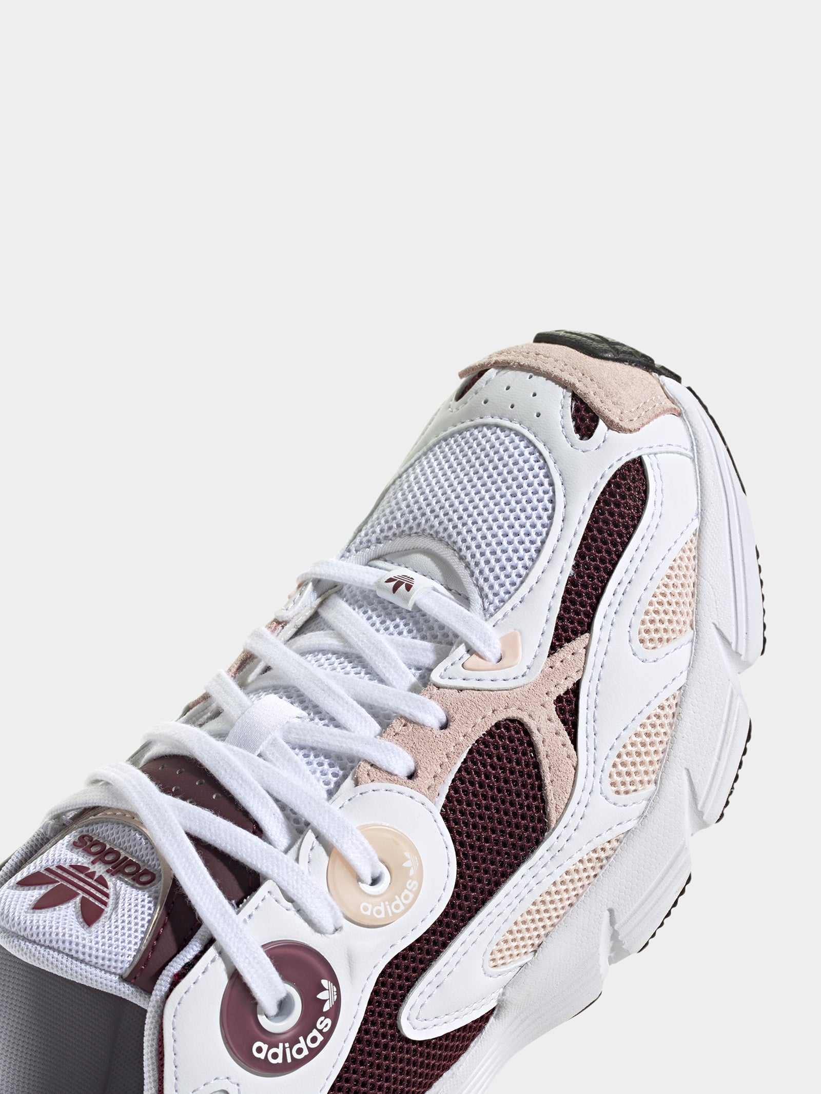 Womens Astir Sneakers in Maroon, Wonder Quartz & Cloud White