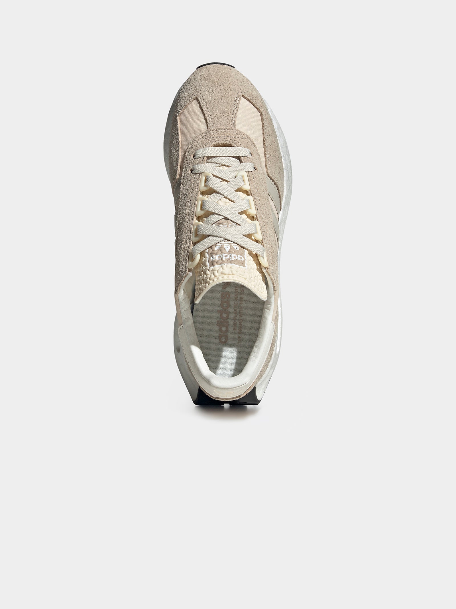 Womens Retropy E5 Sneakers in Beige & White