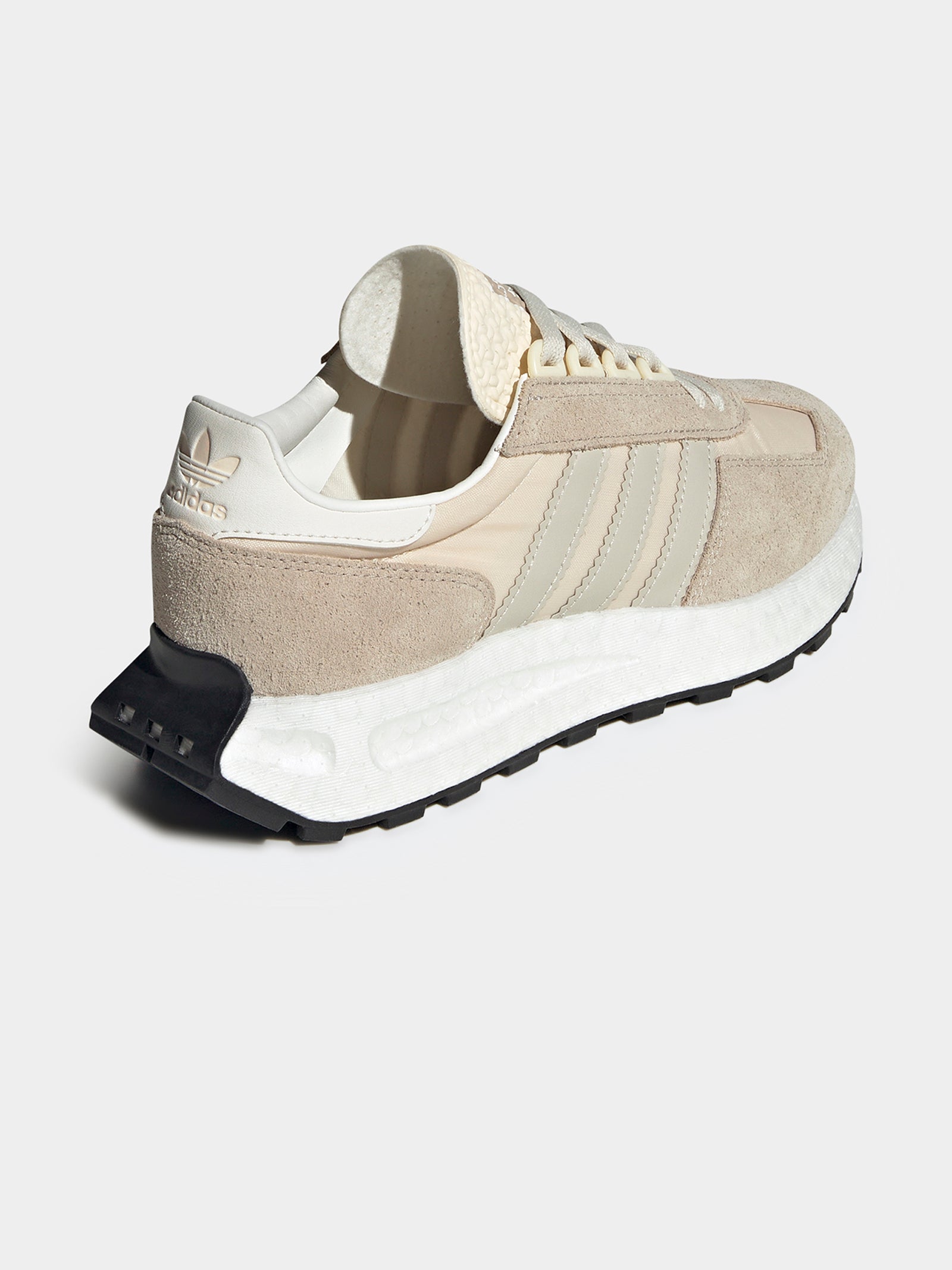 Womens Retropy E5 Sneakers in Beige & White