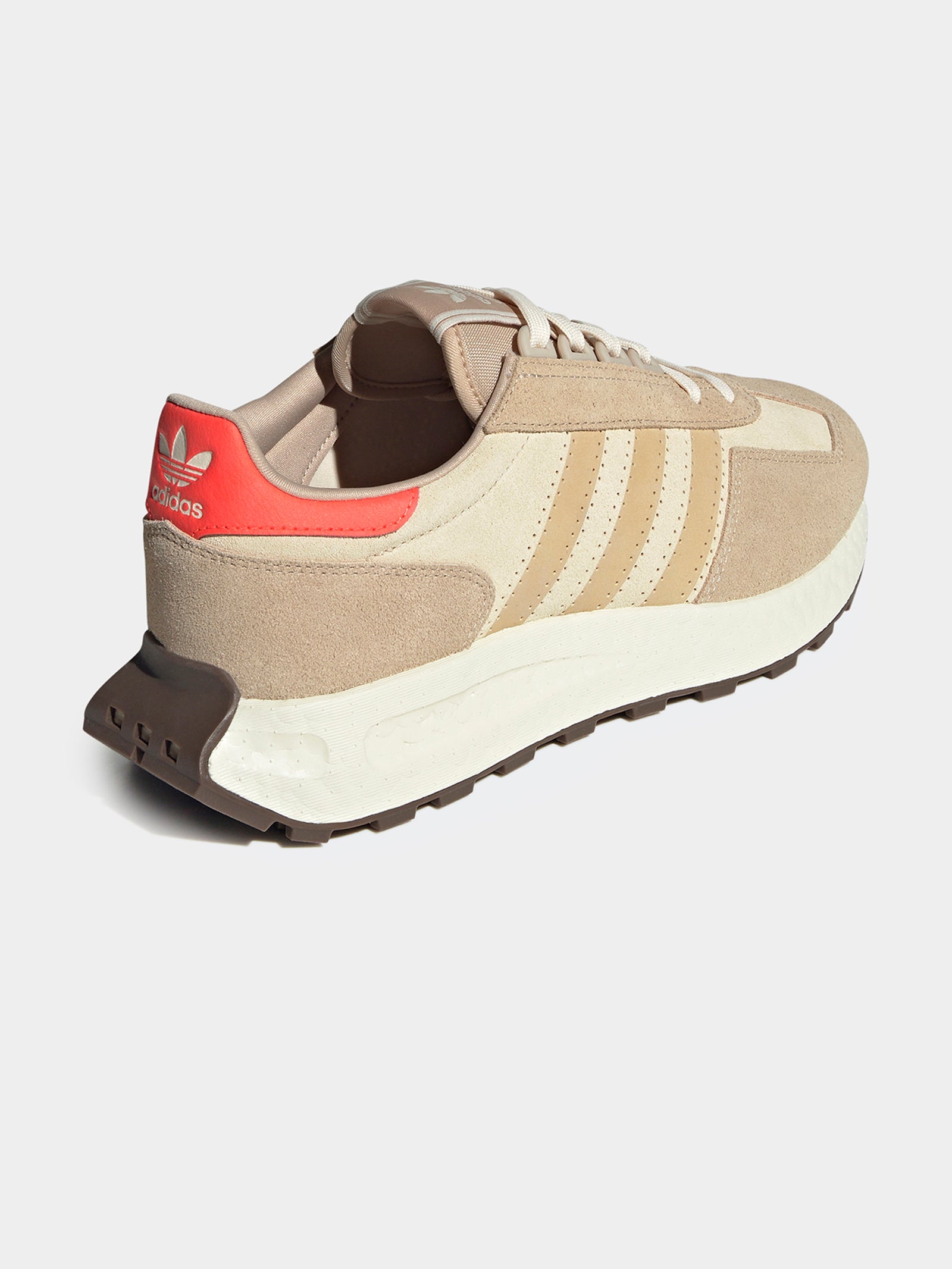 Mens Retropy E5 Sneakers in Magic Beige & Red