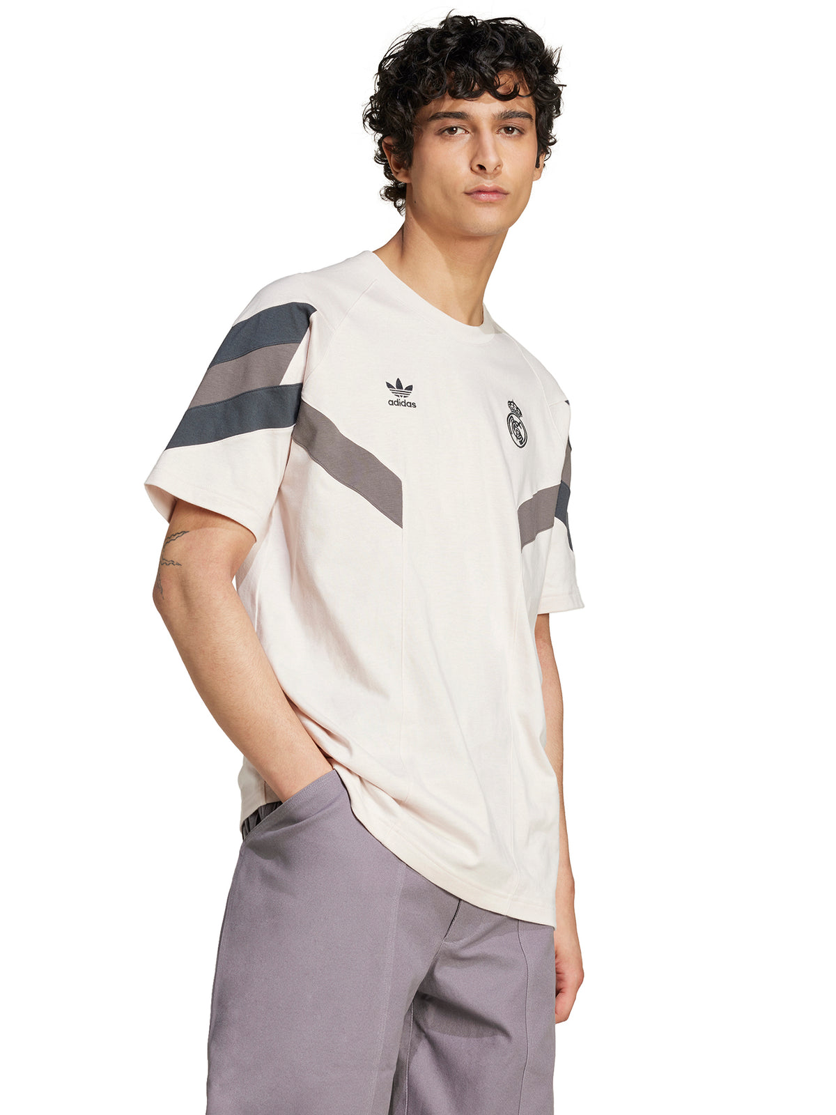 Adidas Real Madrid OG T-Shirt | Putty Mauve/Dark