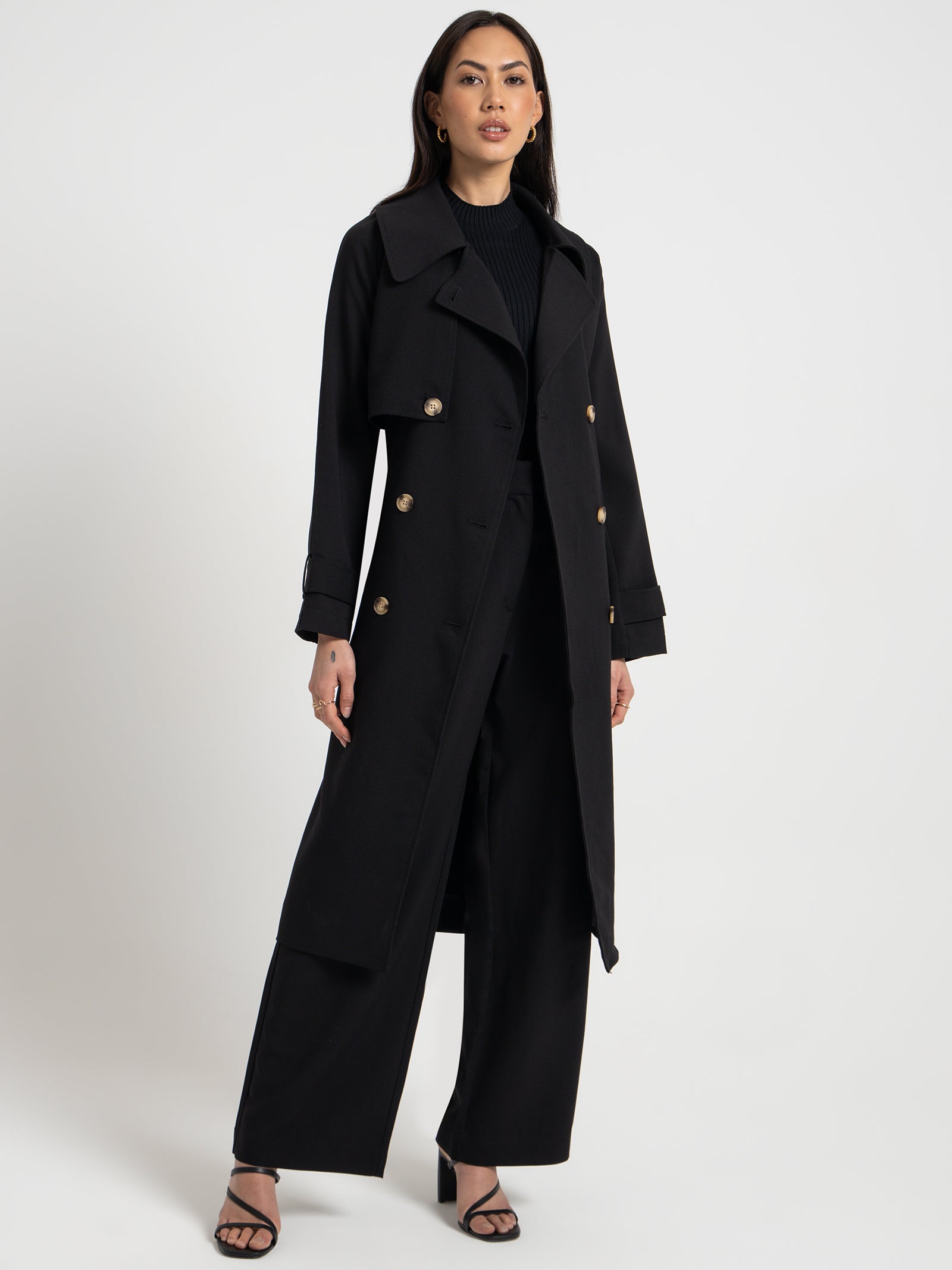 Camden Trenchcoat in Black