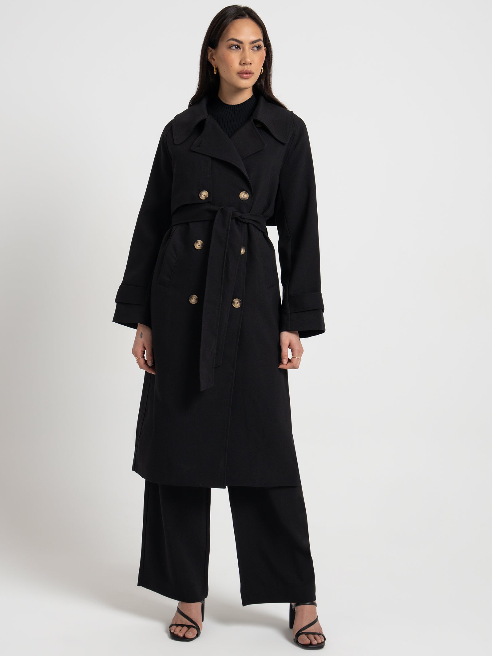 Camden Trenchcoat in Black