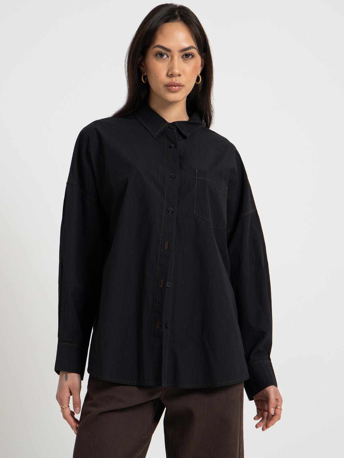 Nude Lucy Claude Shirt in Black | Black