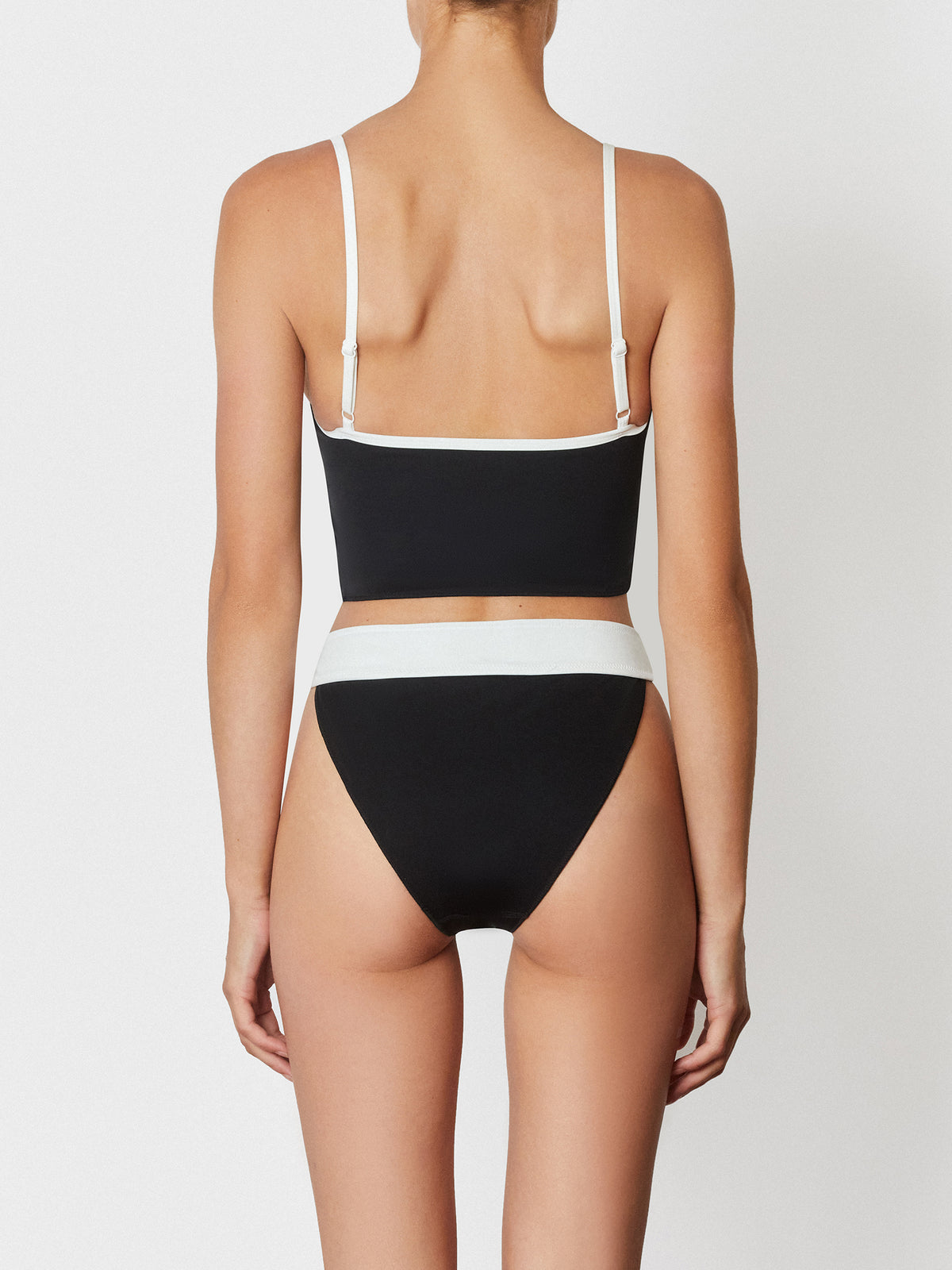 Its Now Cool The Contour Bikini Briefs in Black & White | Black White