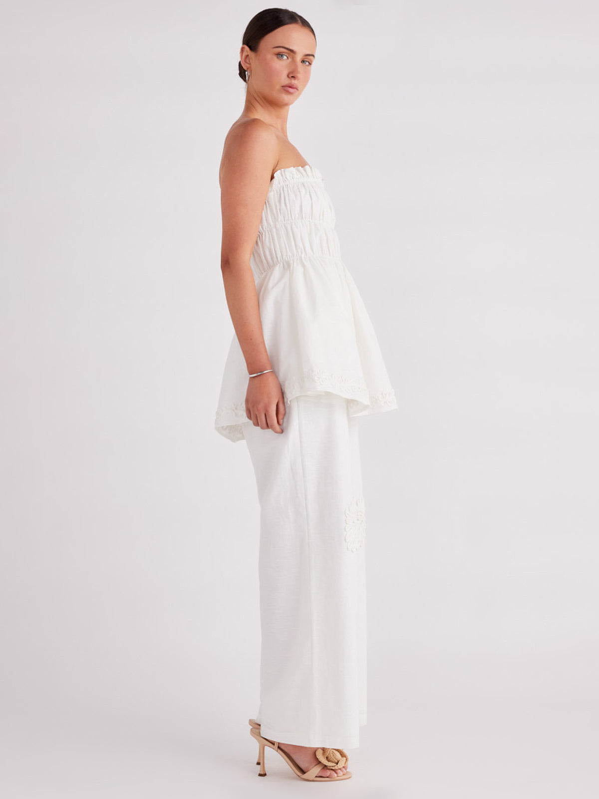 SNDYS Ines Top In White | White