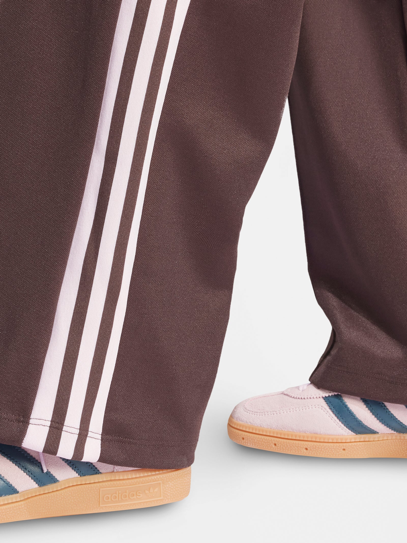 Adidas Beckenbauer Track Pants in Shadow Brown | Glue Store