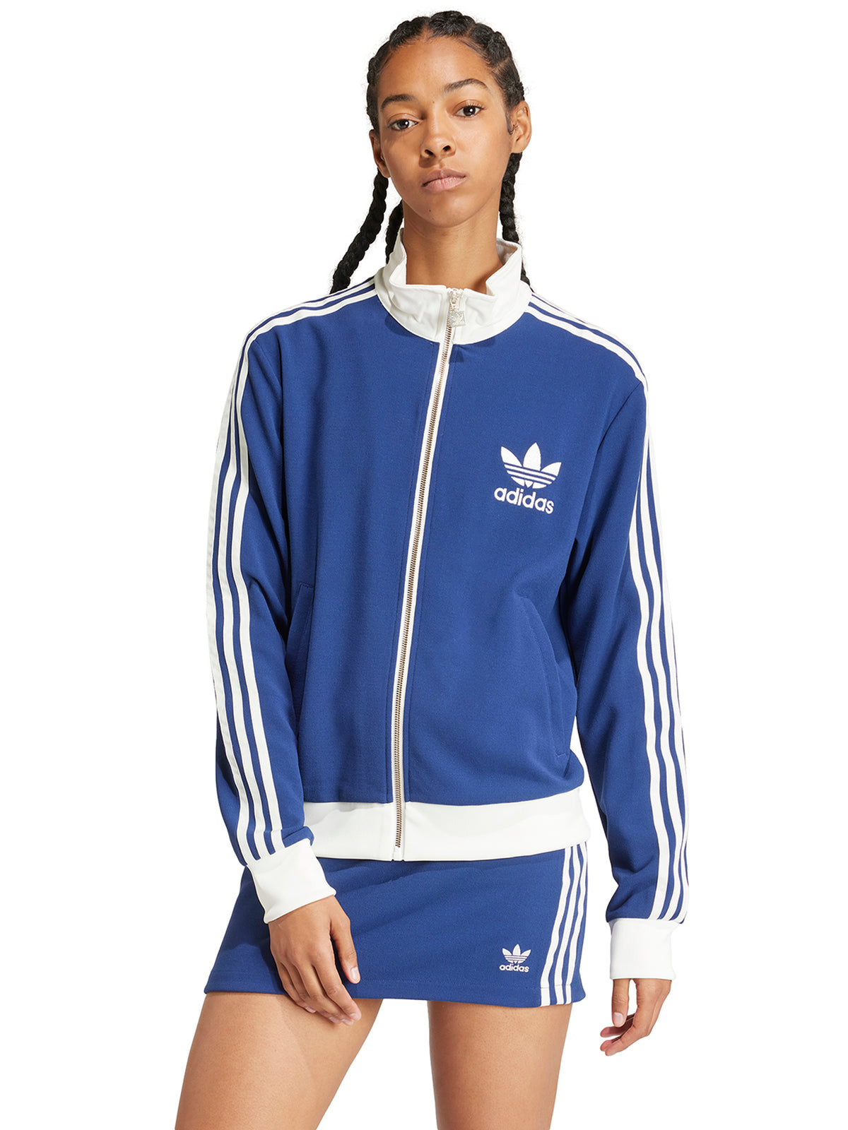 Adidas BB Crepe Track Top Dark blue Glue Store