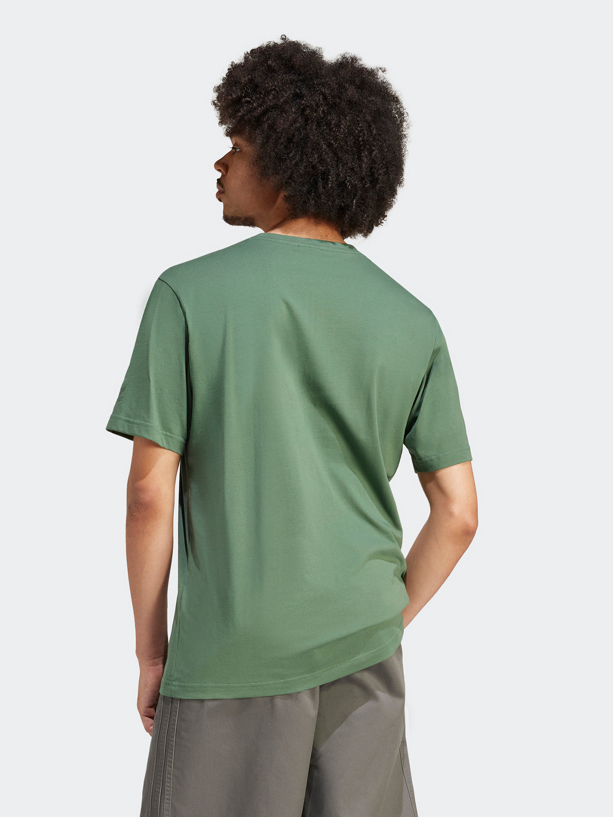 Adidas Logo Short Sleeve T-Shirt in Green Oxide | Green Oxide