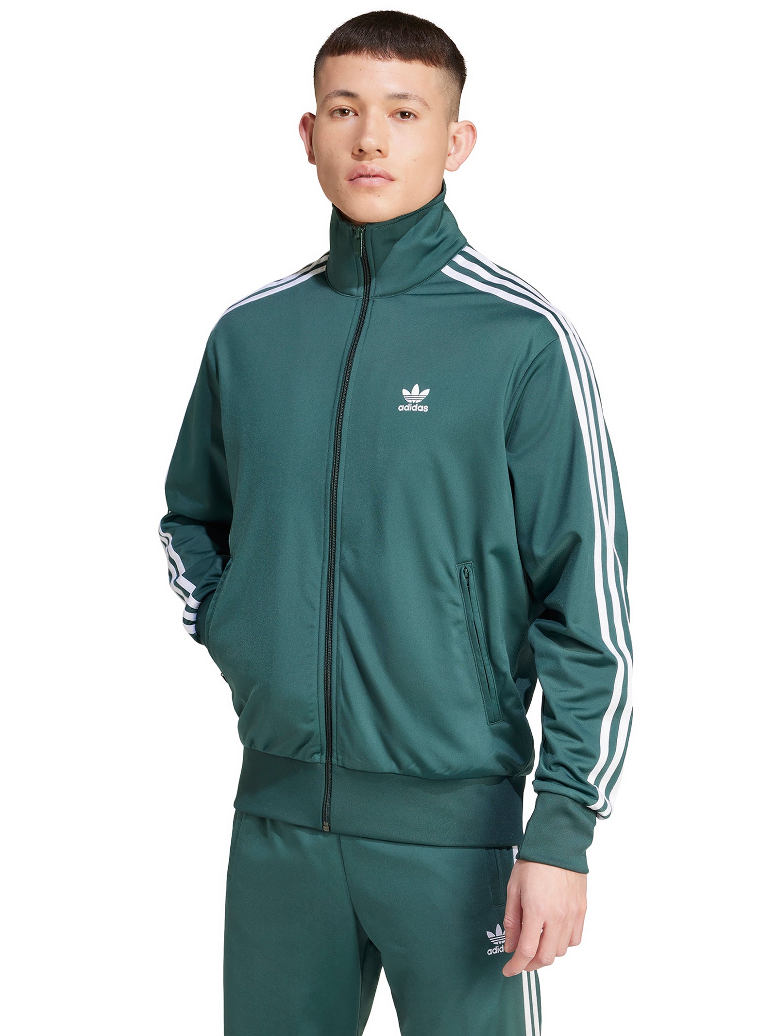 Adidas Adicolor Classics Firebird Track Top Mineral green | Glue Store