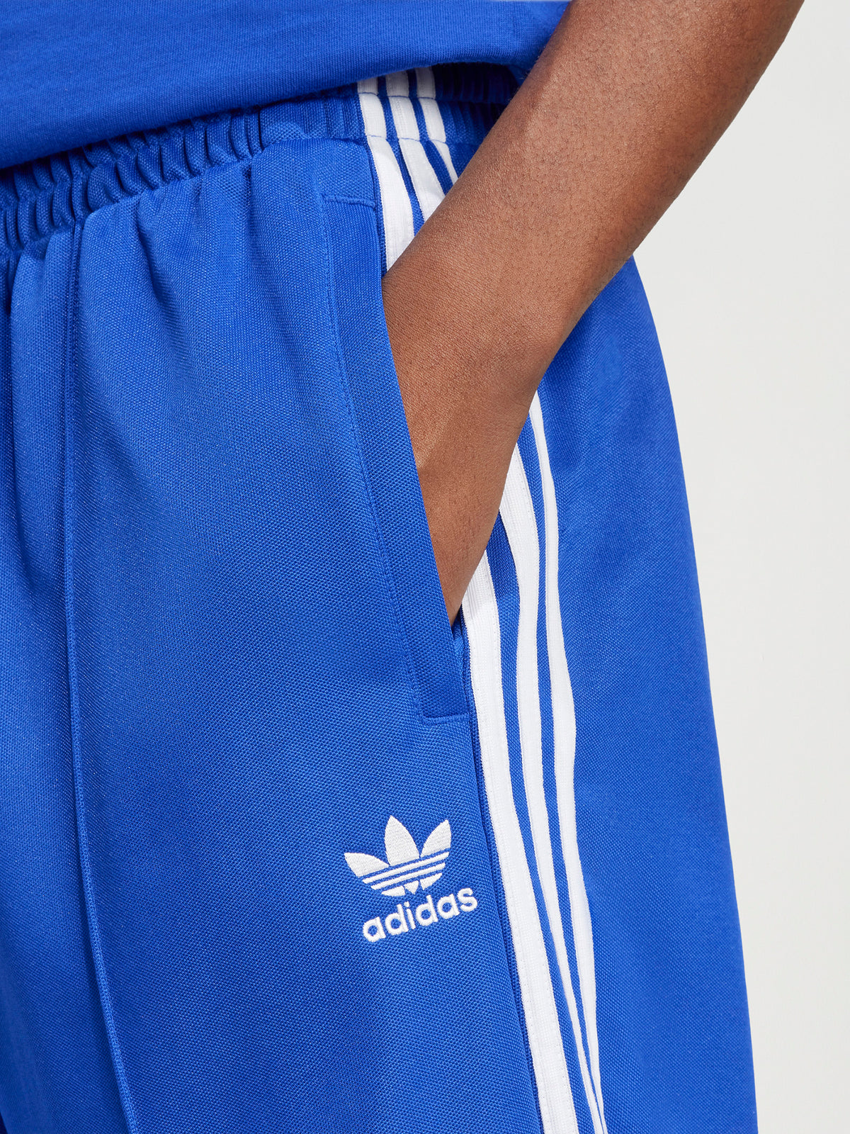 Adidas Baggy Track Pants | Semi Lucid Blue