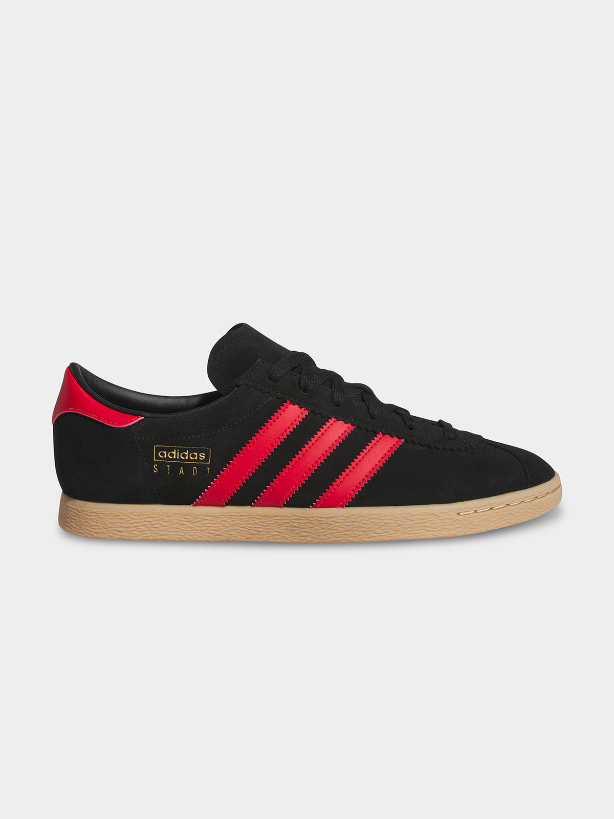 Adidas Unisex Stadt In Black and Red | Core Black/Better Scarlet/Gold