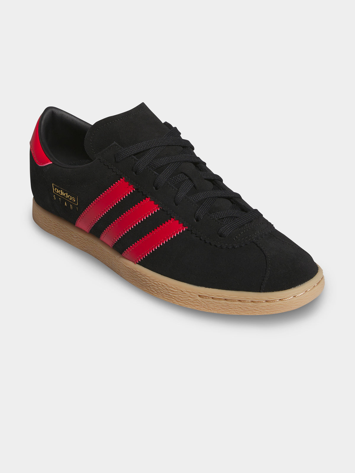 Adidas Unisex Stadt In Black and Red | Core Black/Better Scarlet/Gold